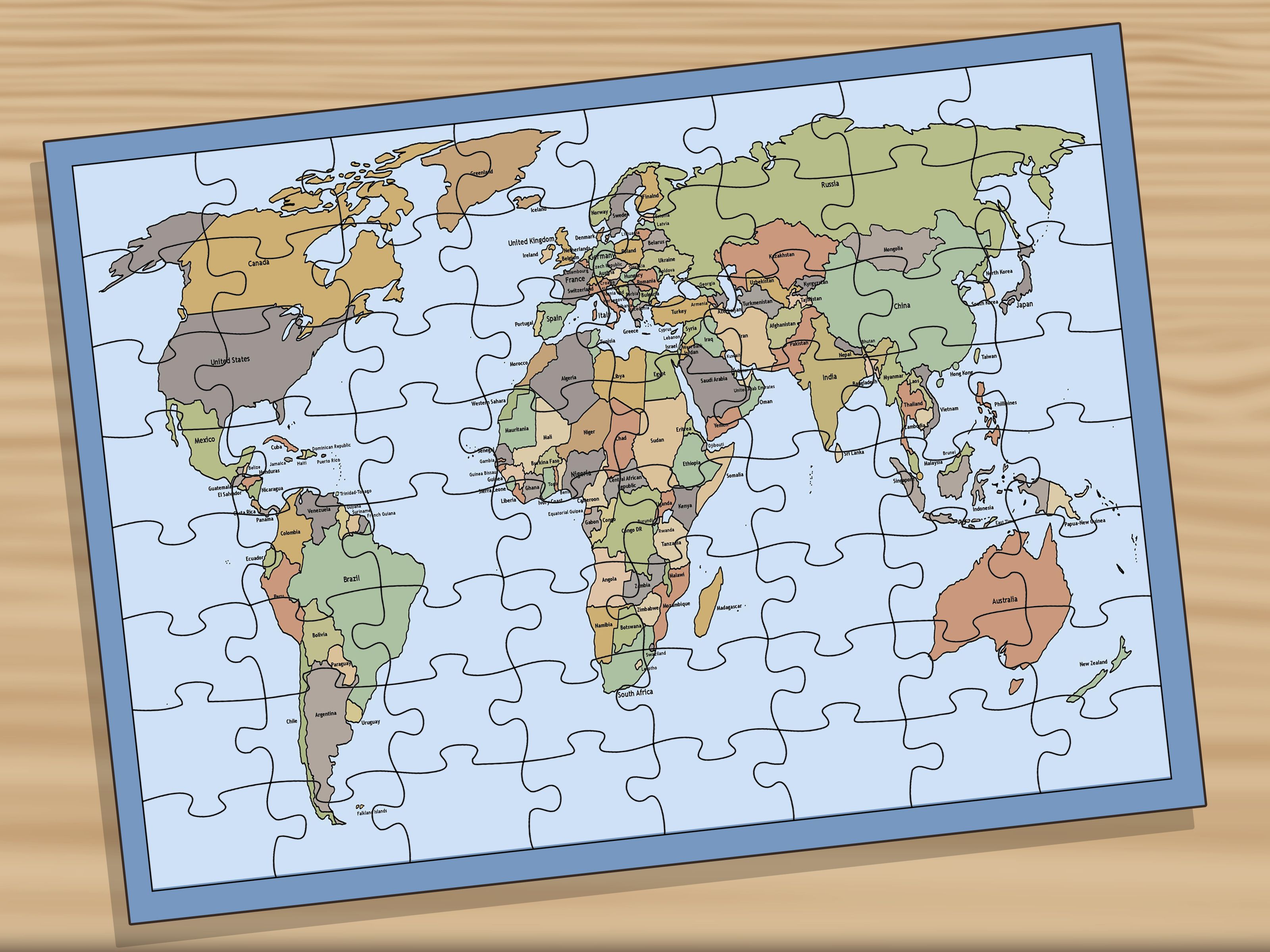 Ways to Memorise the Locations of Countries on a World Map