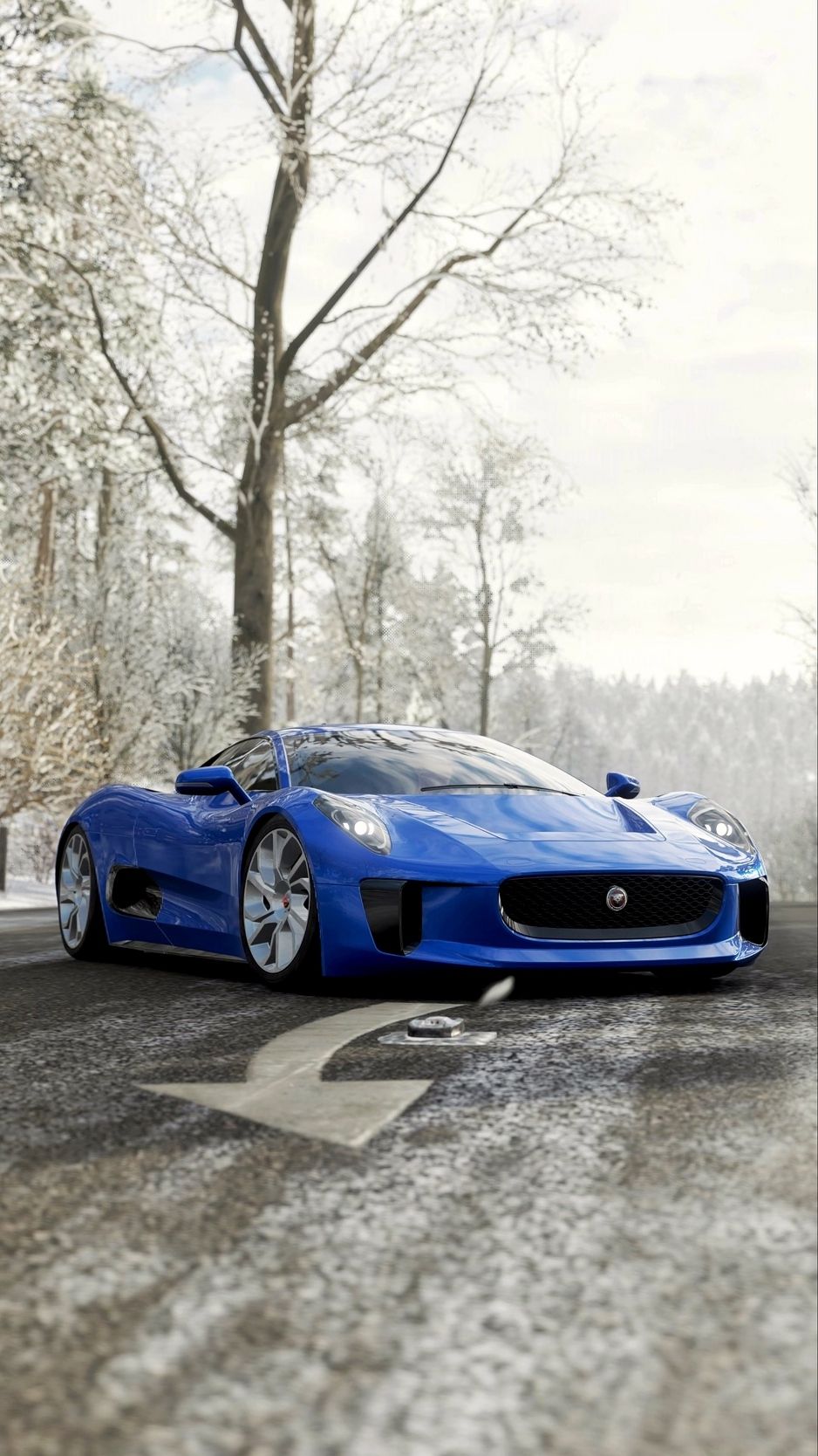 Download Wallpaper 938x1668 Jaguar C X75, Jaguar, Sports Car