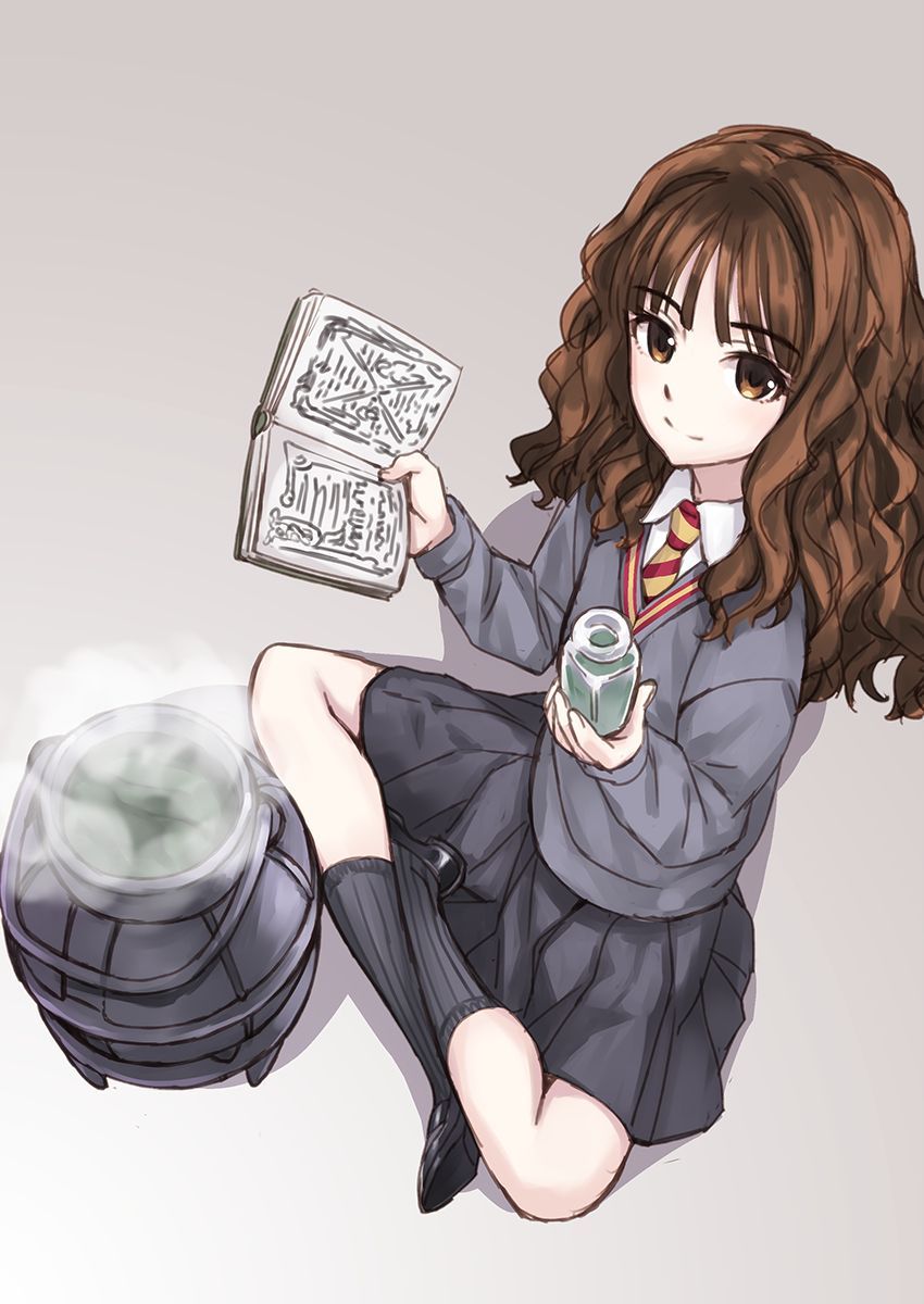 Hermione Granger. Harry Potter. Dibujos animados de harry potter, Anime de harry potter, Personajes de harry potter