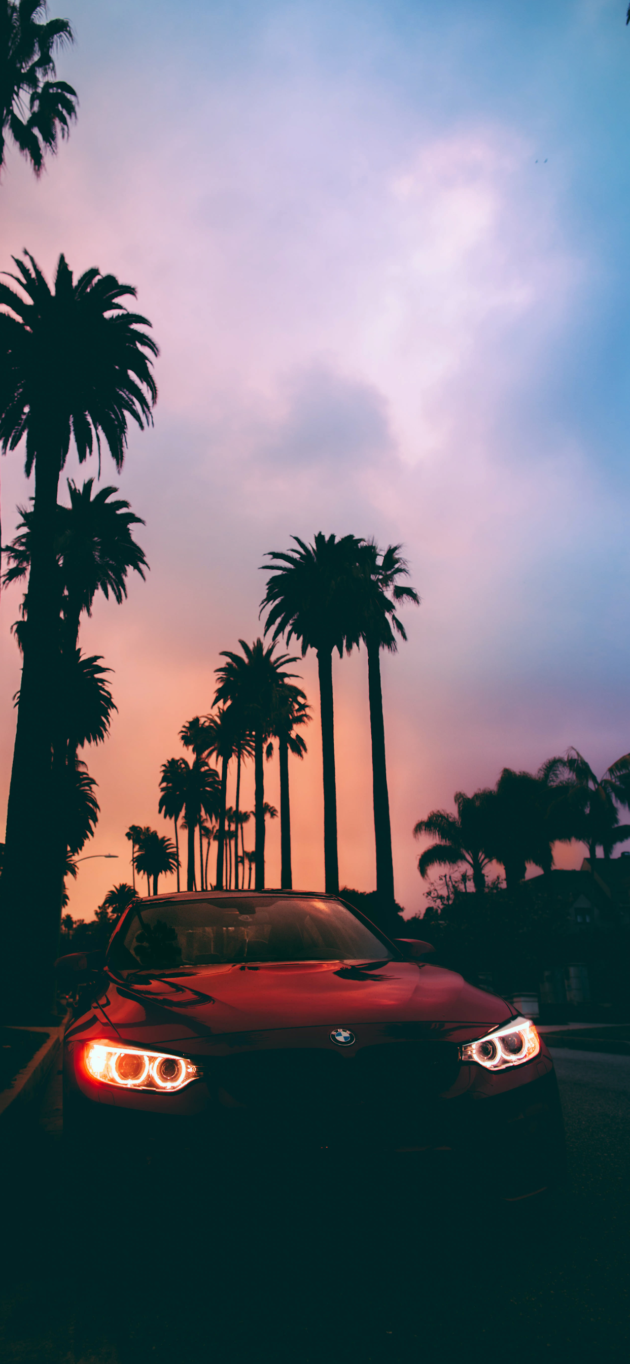 iPhone Car Sunset Wallpaper