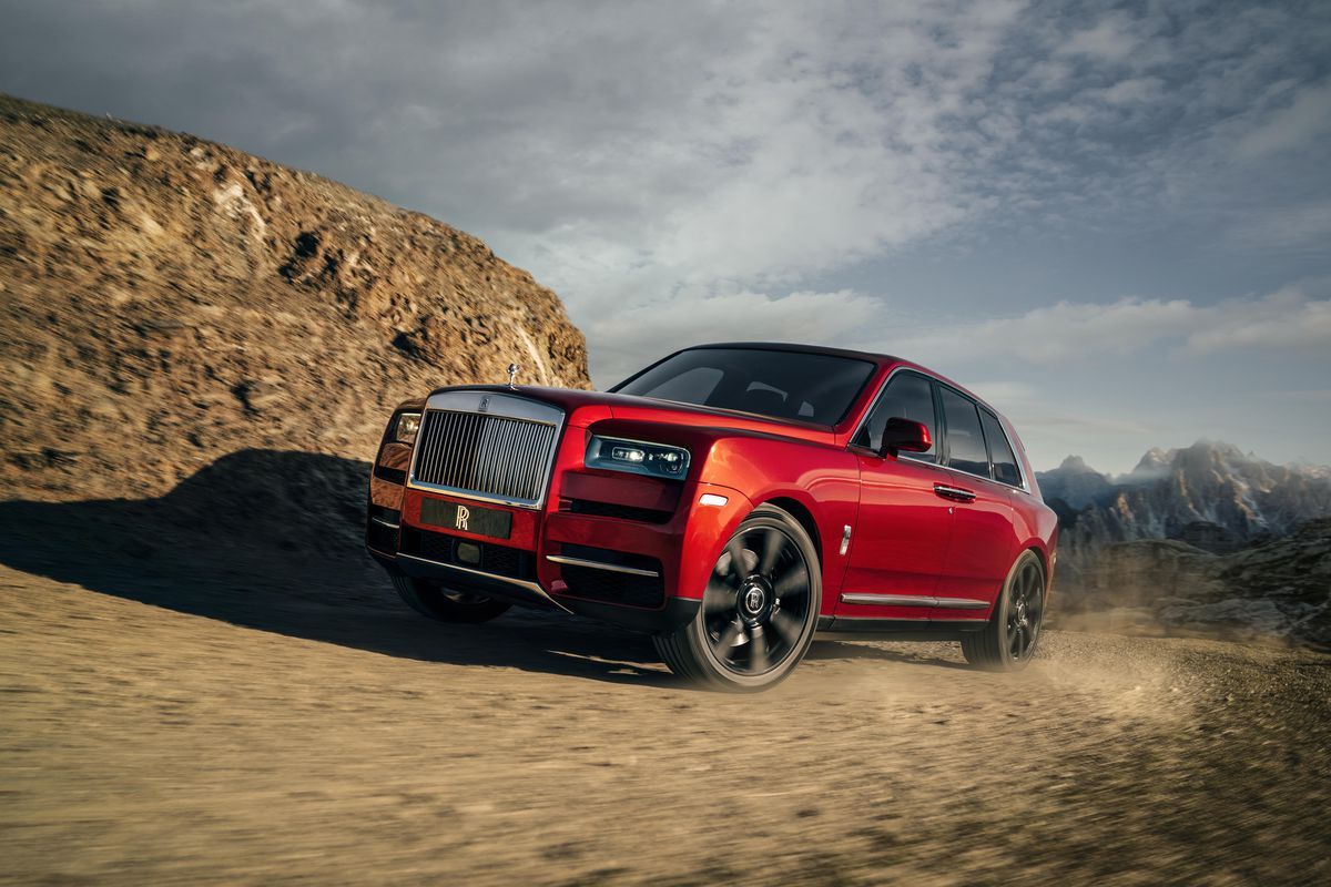 Rolls Royce Suggests Using Its First SUV To Go Volcano Boarding