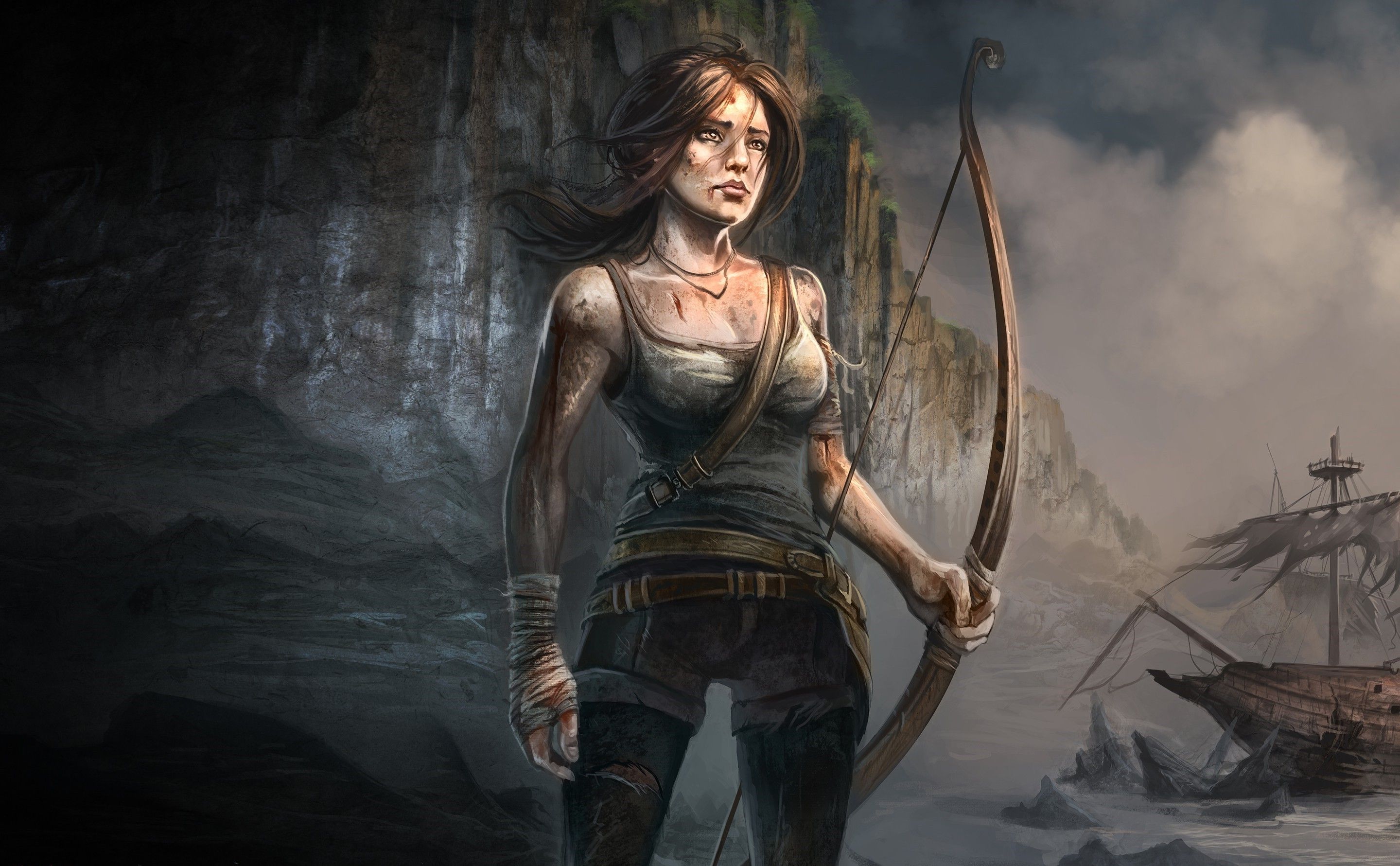 Lara Croft, Video Games, Artwork, Tomb Raider, Women Wallpaper HD