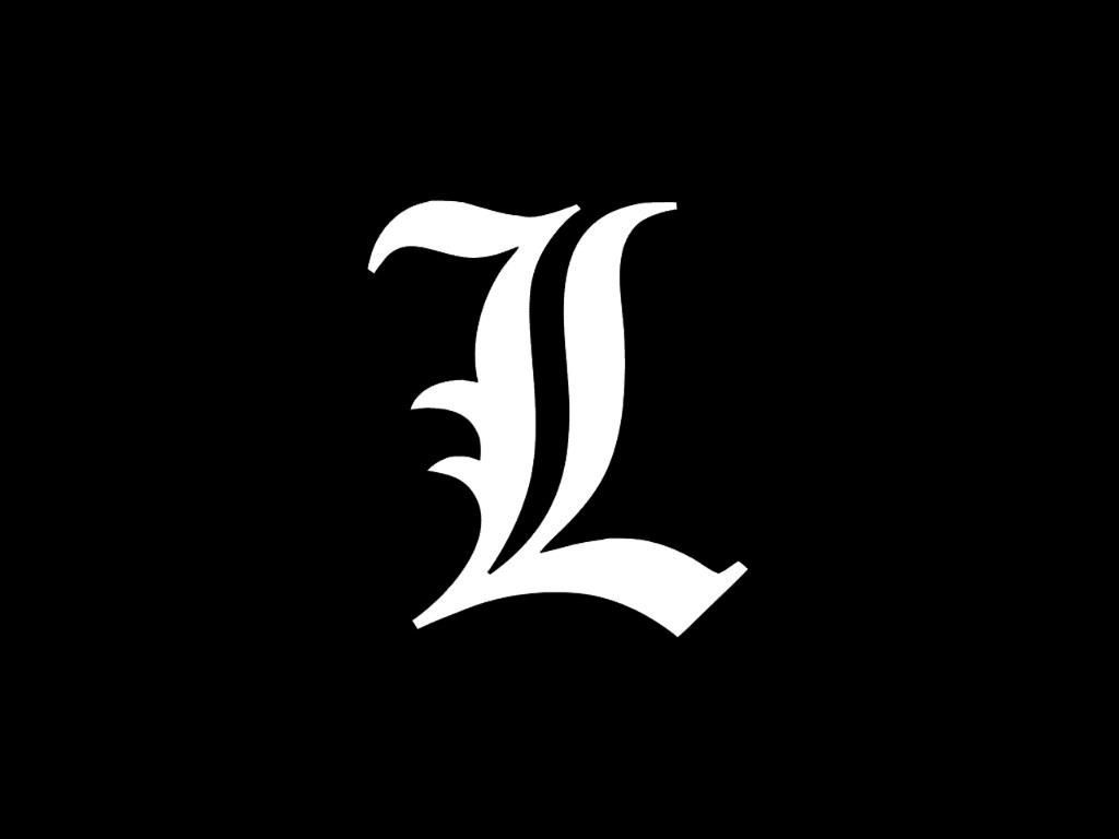 L Logo Death Note. Kawaii☜≧﹏≦