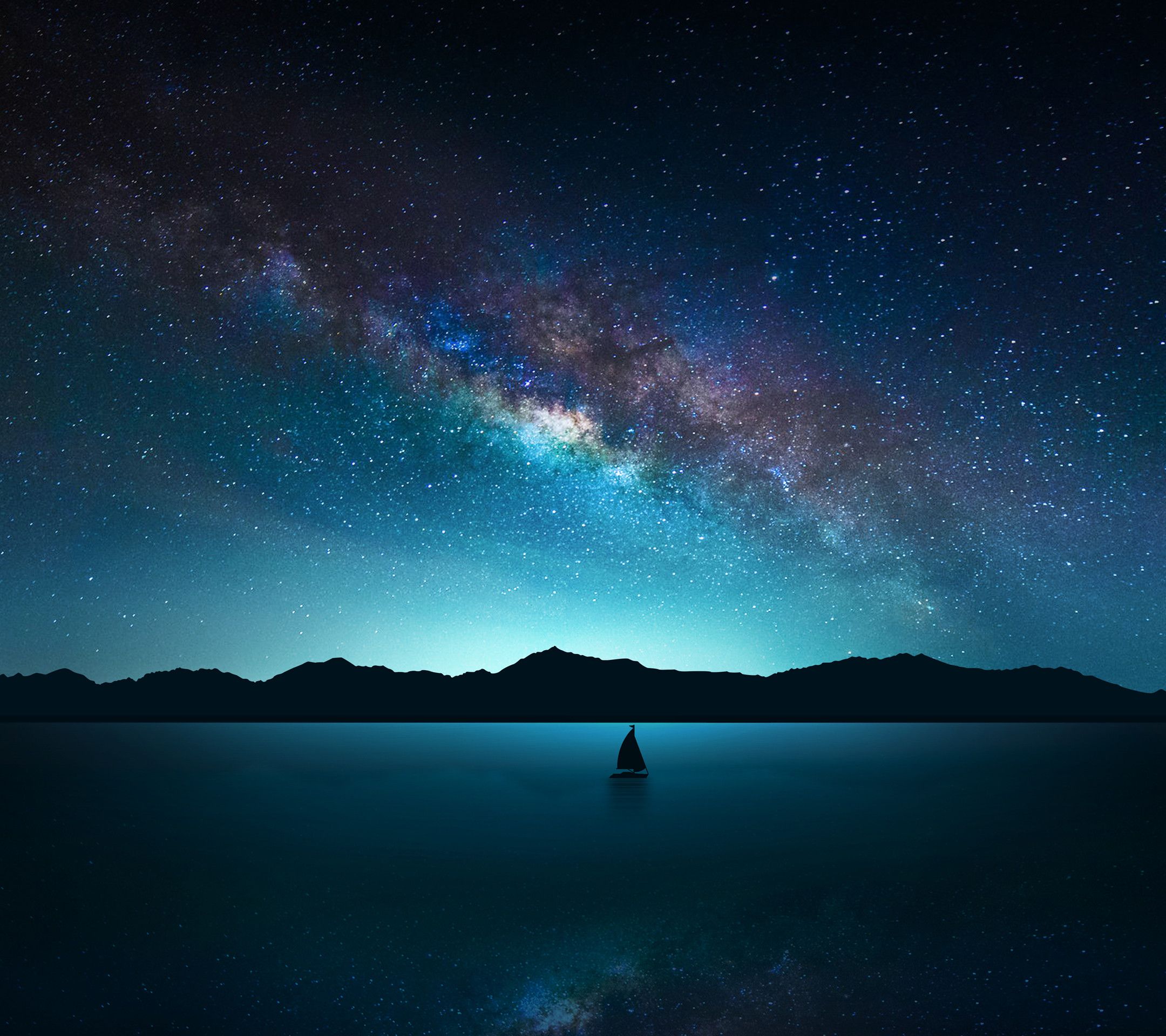 Starry Night Sky Desktop