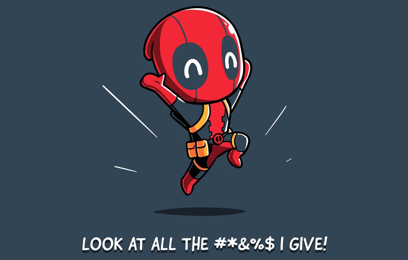 Wallpaper background, baby, art, costume, comics, Deadpool