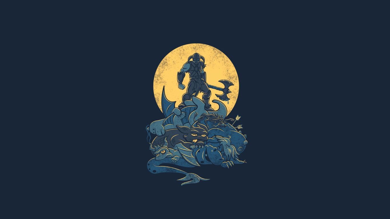 Skyrim Minimalist Wallpapers - Wallpaper Cave