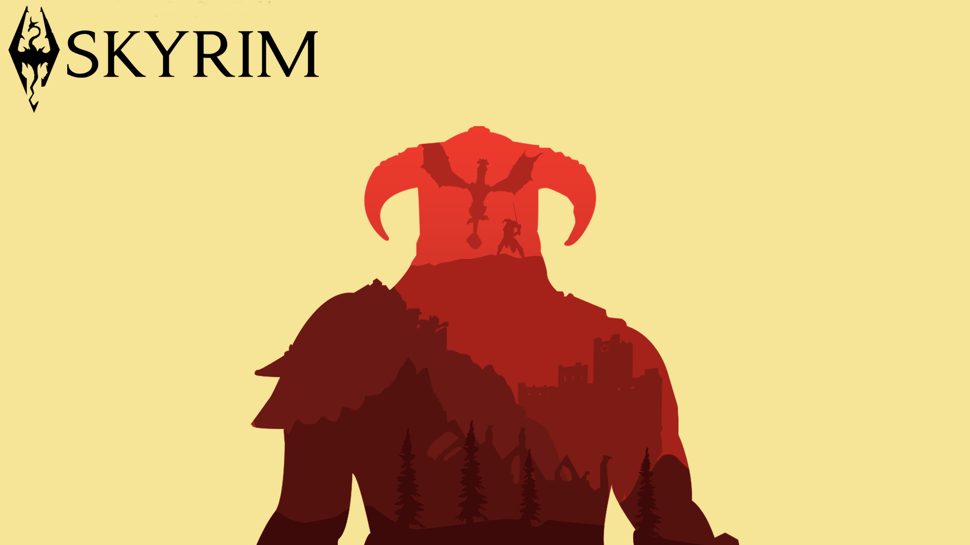 Skyrim Minimalist Wallpapers - Wallpaper Cave