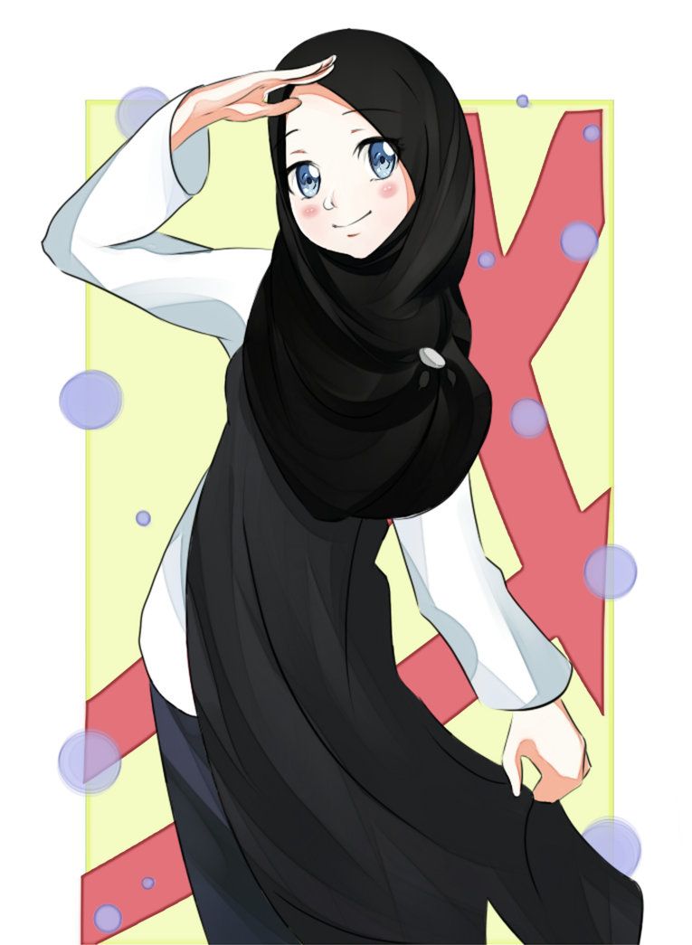 Hijab Girl Anime Wallpapers - Wallpaper Cave