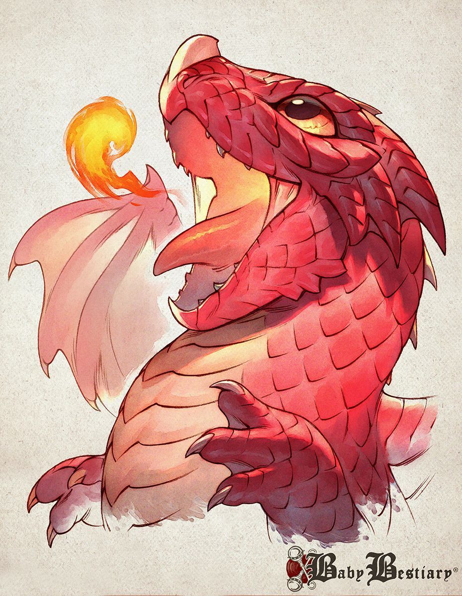 nakanoart på Twitter: Would you like to have a baby dragon? I
