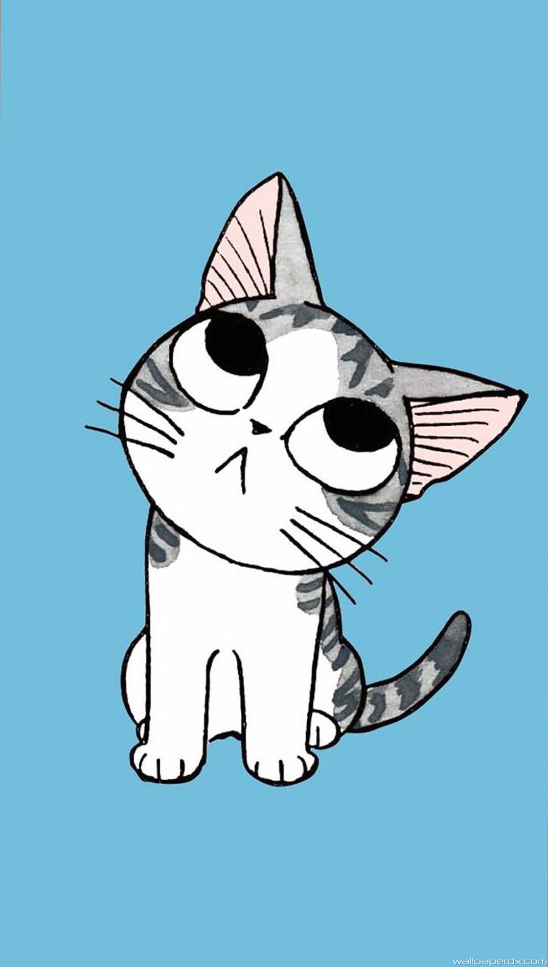 Cute Anime Cat Wallpaper Free Cute Cartoon Wallpaper Top Free