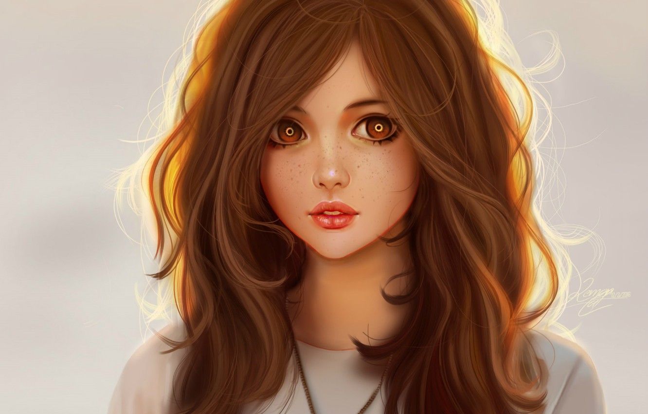 Girls With Brown Eyes And Brown Hair Wallpapers Wallpaper Cave