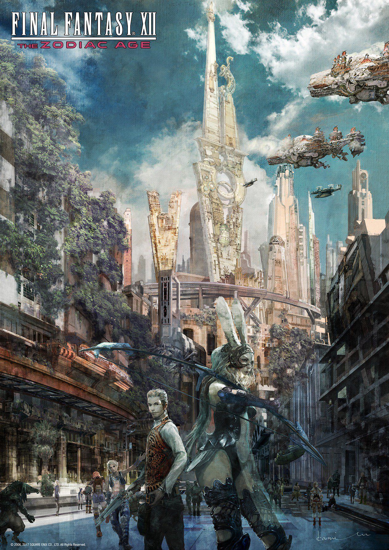 New gorgeous art from Isamu Kamikokuryo for Final Fantasy XII