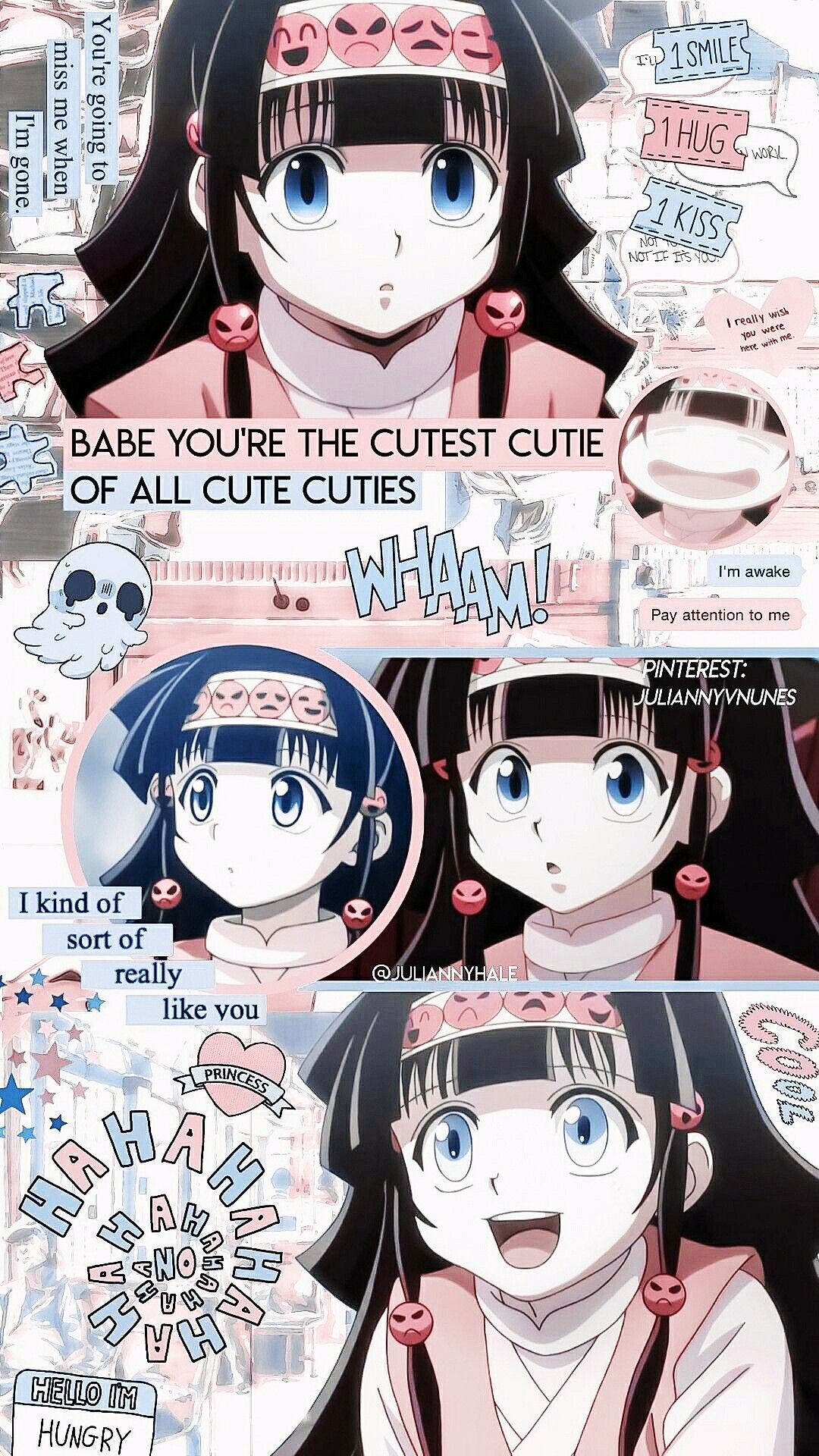Alluka collage edit. Cute anime wallpaper, Anime wallpaper iphone, Hunter anime