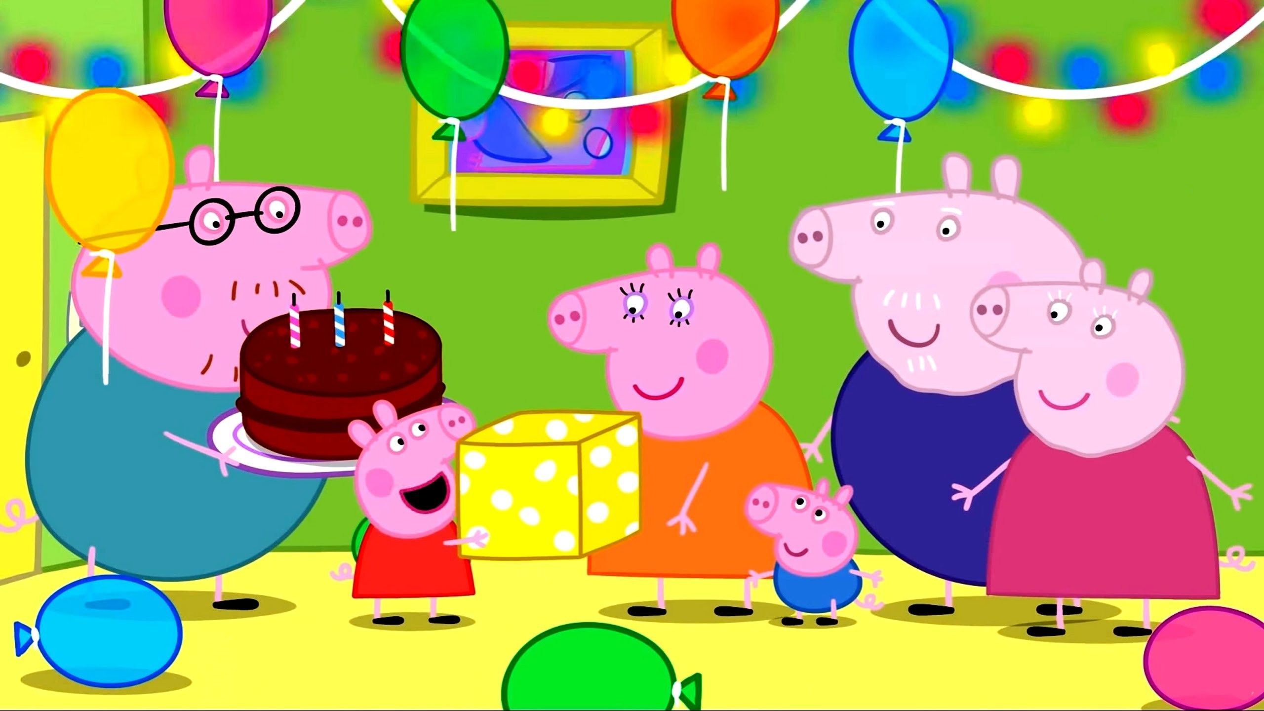 Peppa Pig Birthday Wallpaper Free Peppa Pig Birthday