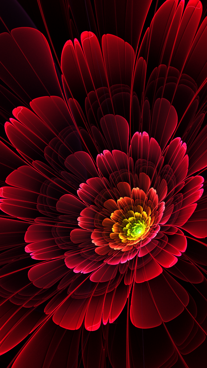 Artistic Flower (720x1280) Wallpaper