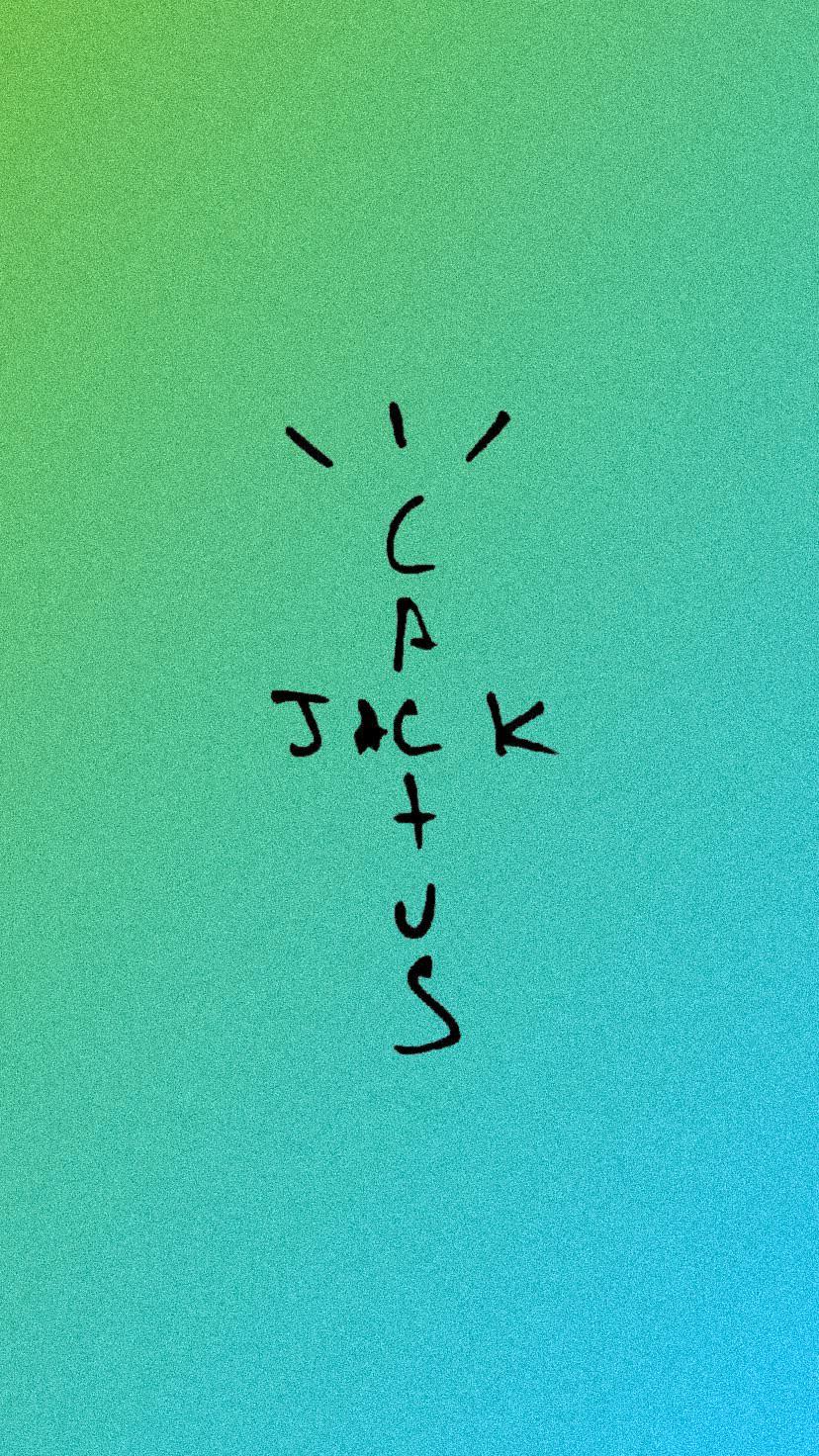 Simple Cactus Jack IPhone Wallpaper
