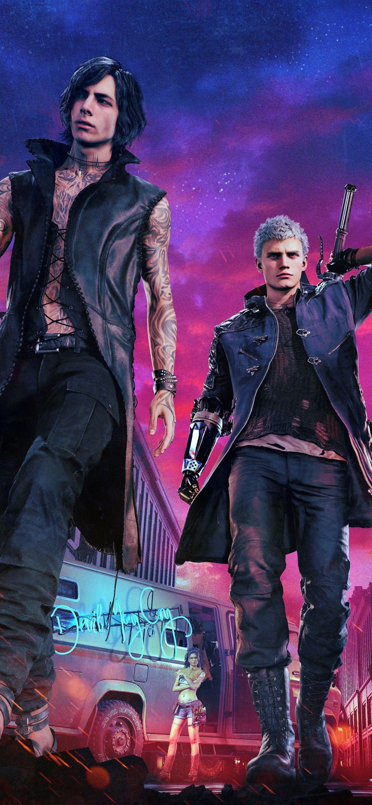 Devil May Cry PS4 Game 1242x2688 IPhone 11 Pro XS Max Wallpaper