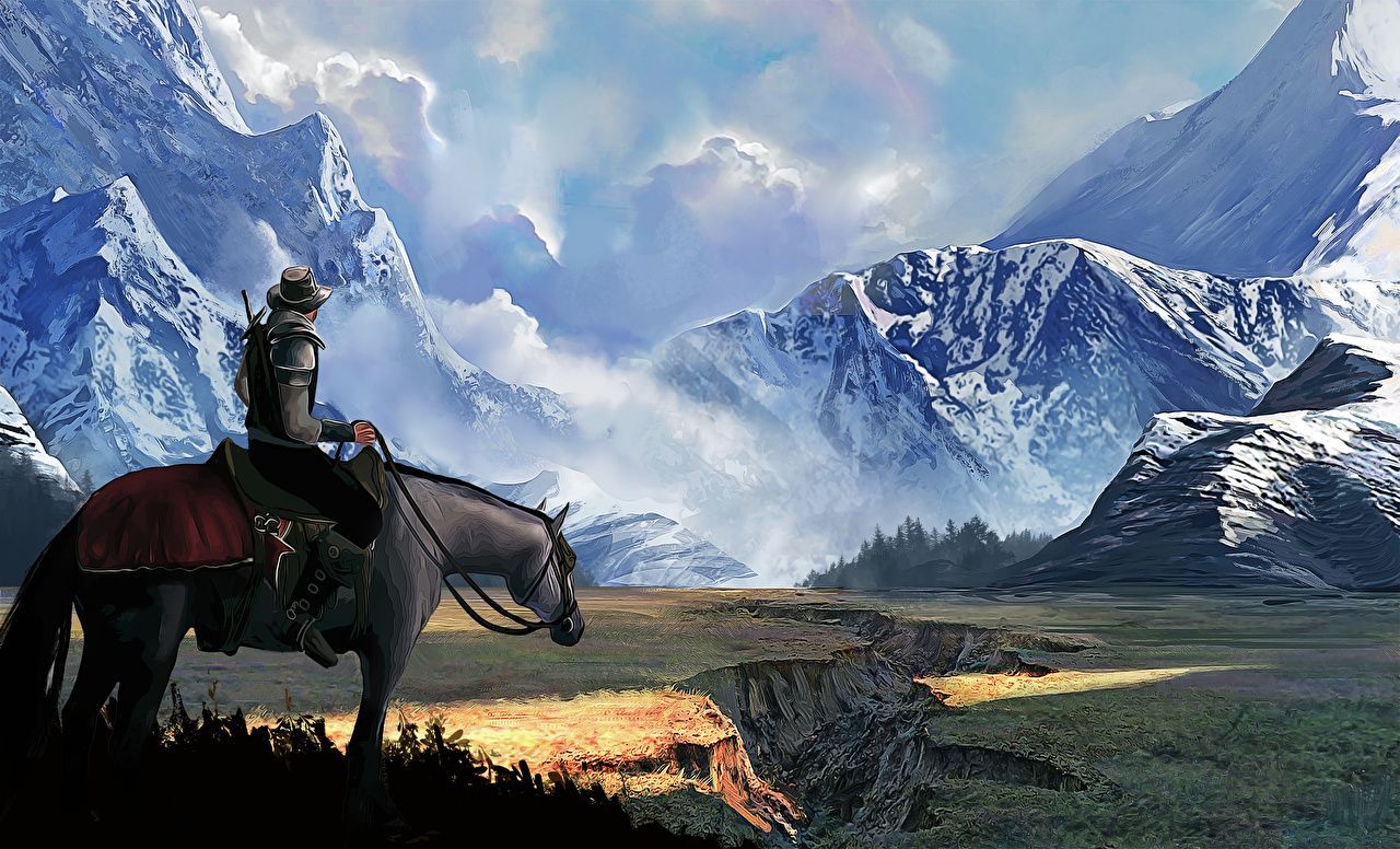 Mountain Man Art Wallpaper