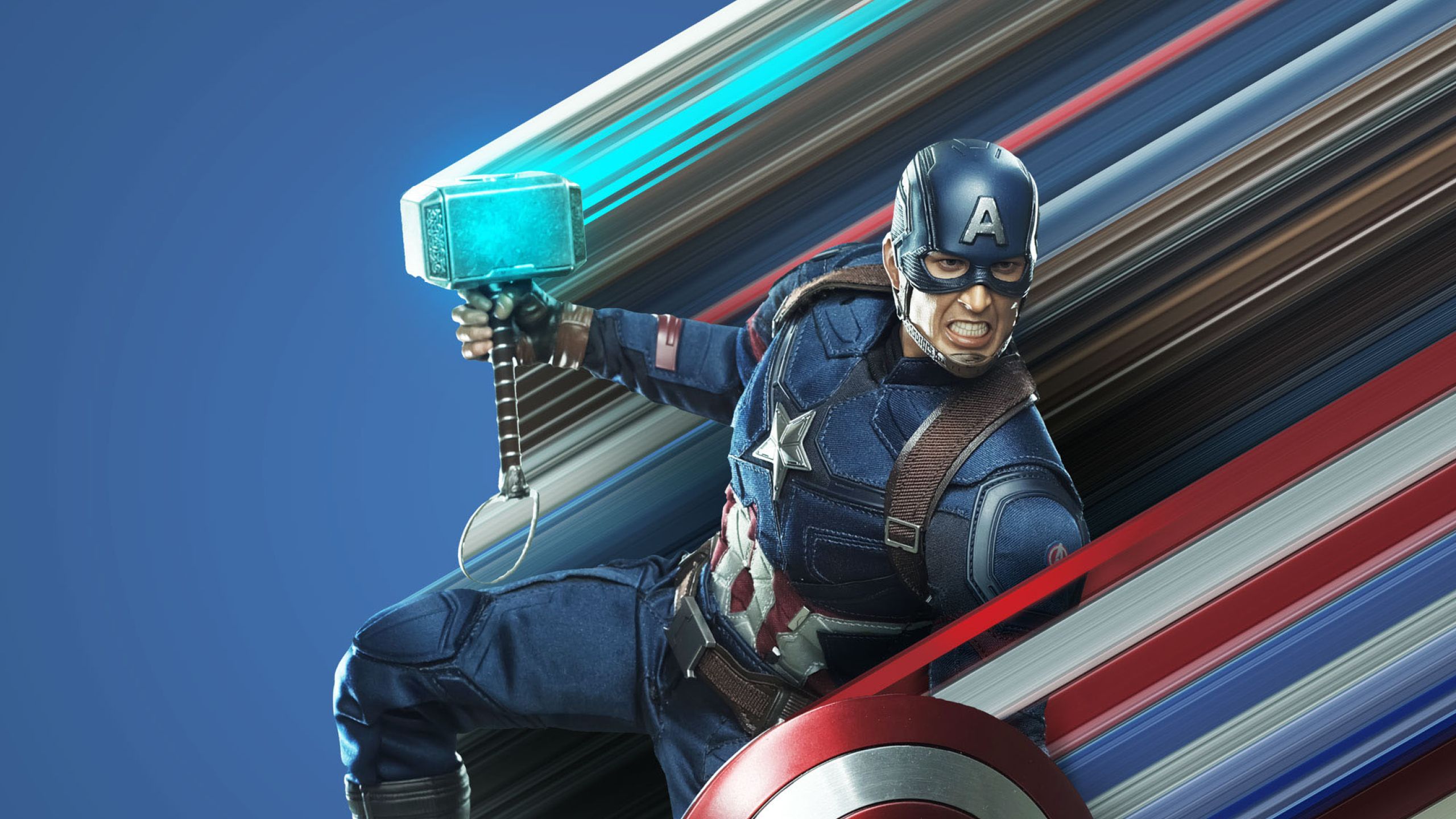 Captain America Avengers Endgame Art 1440P Resolution