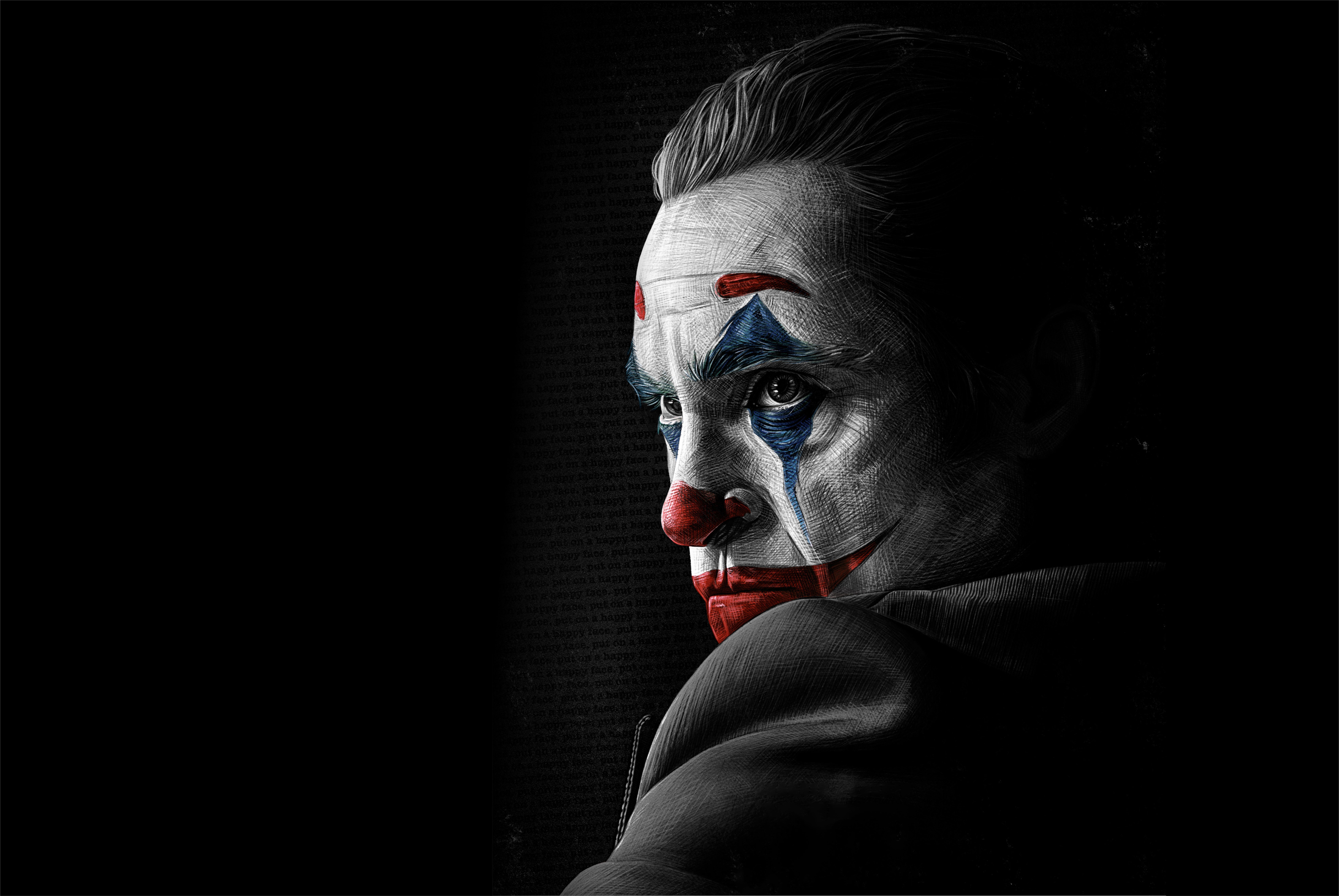 Picture Joker 2019 Joker hero Clown Joaquin Phoenix 8740x5852