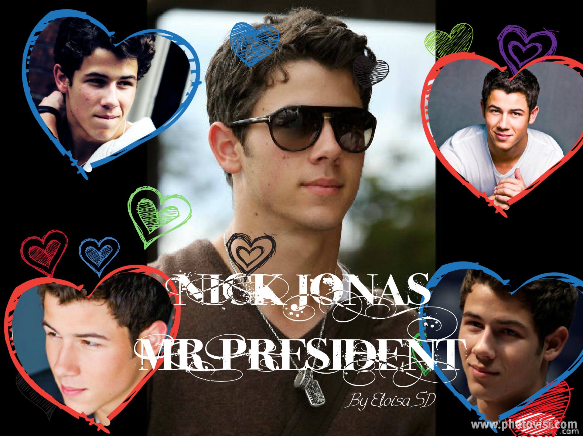 Wallpaper designed by me *Eloisa* Nick Jonas Jonas Brothers