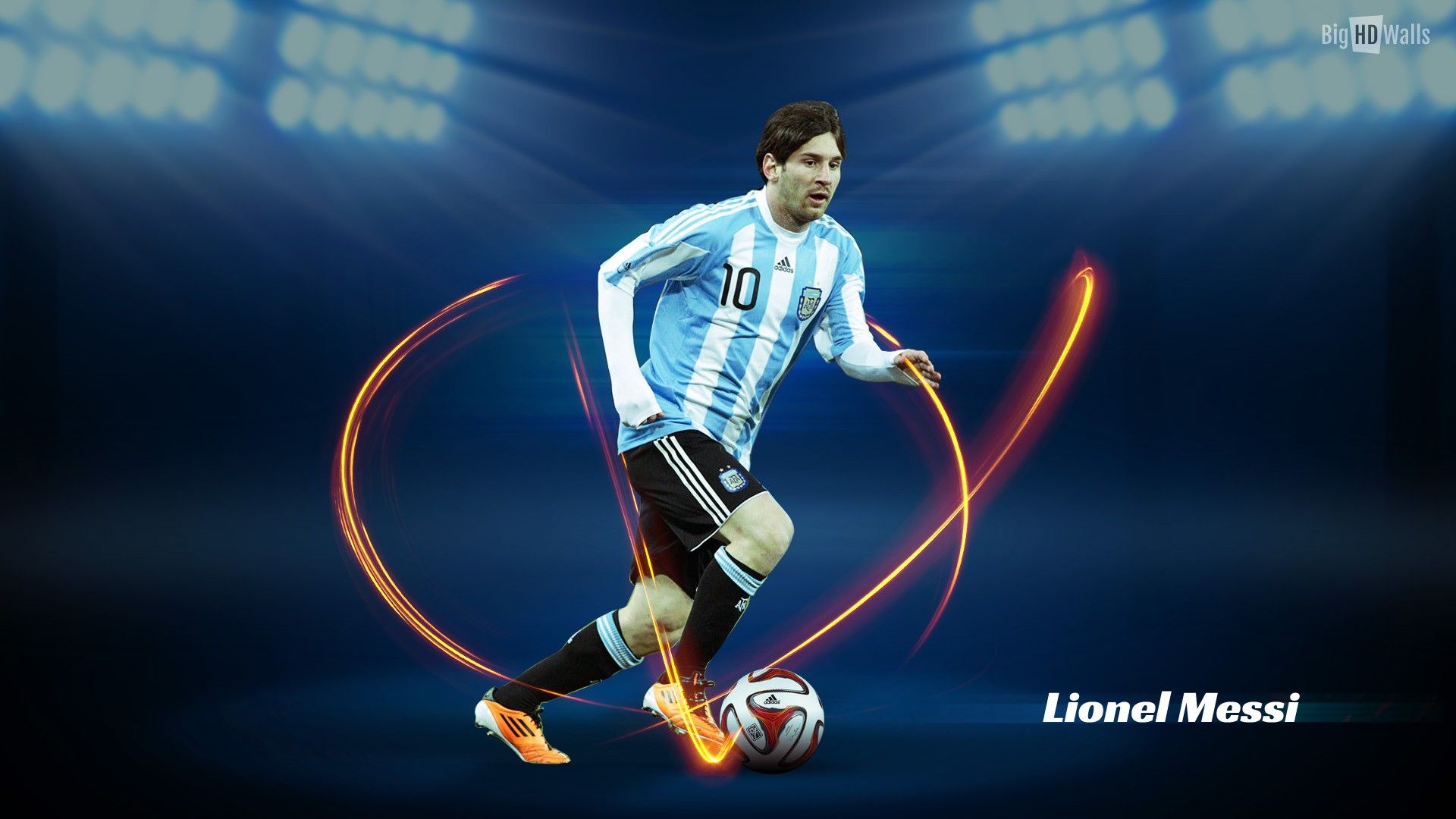 Lionel Messi Argentina HD Wallpaper HD Background Wallpaper Free
