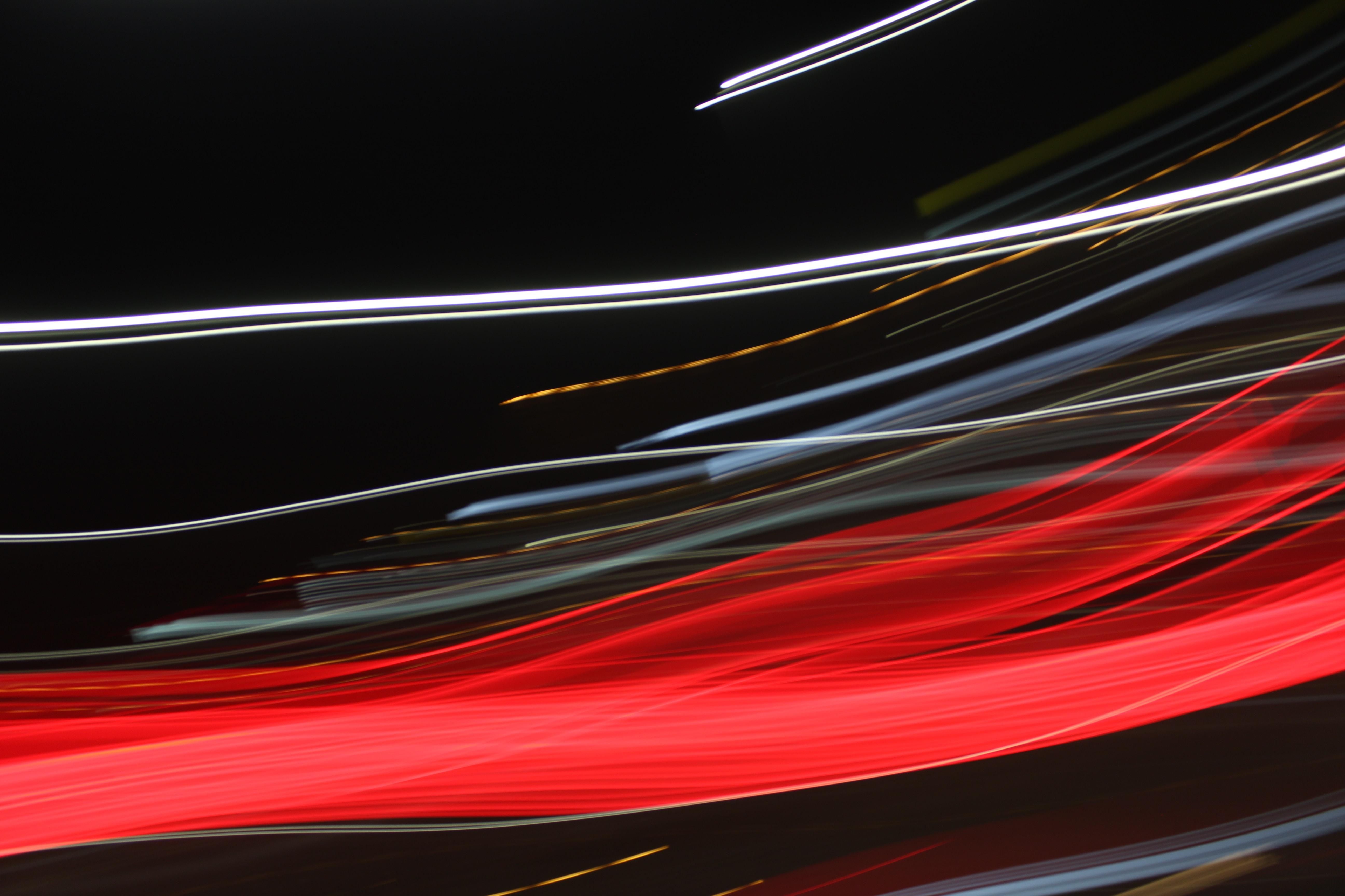 wallpaper lines, blur, light, long exposure, abstraction HD