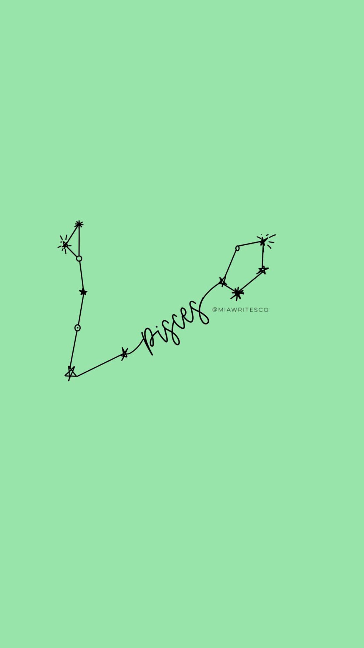 Pisces Constellation created on Procreate app on IPAD IG