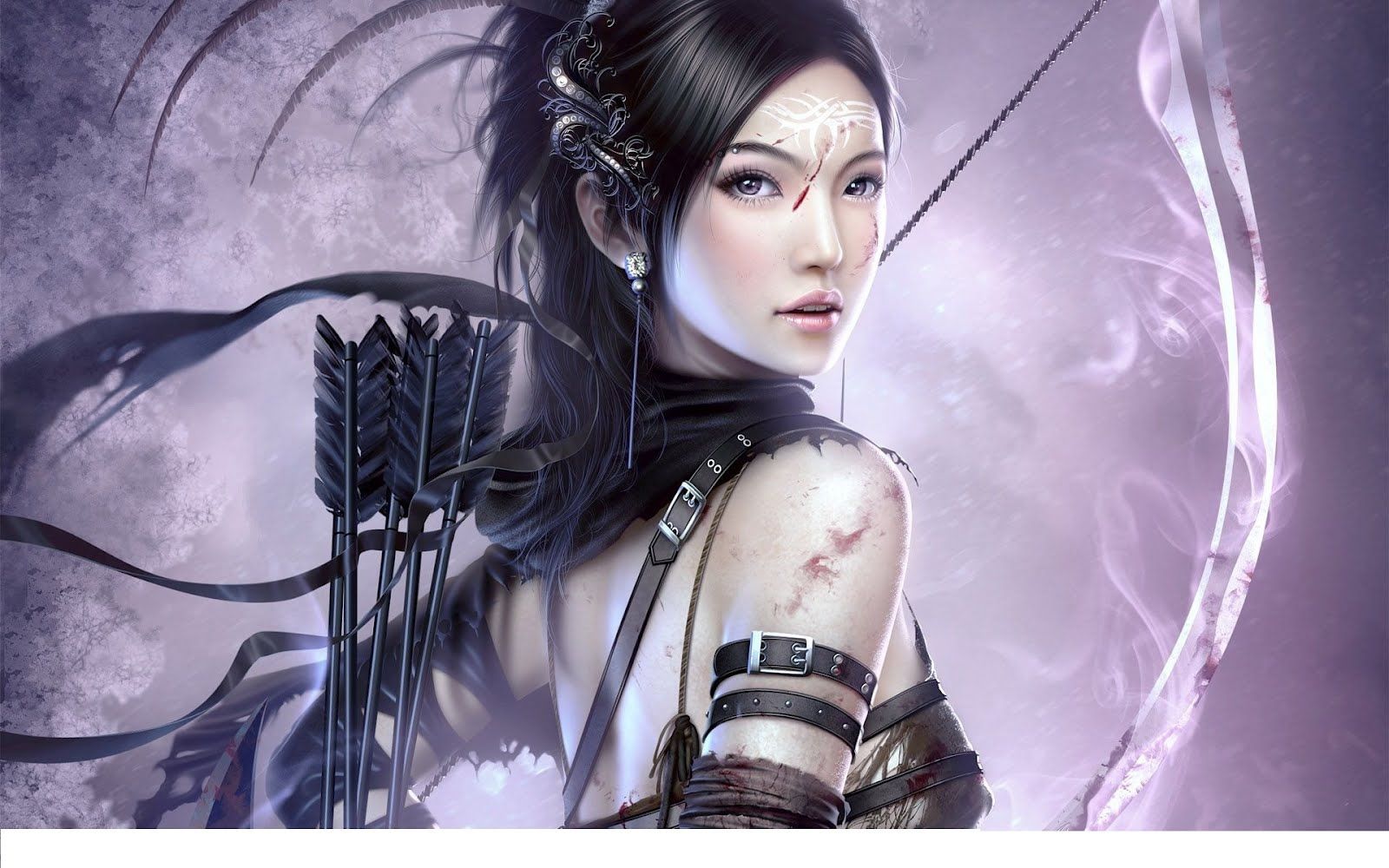 Download HD Wallpaper: Warrior Girl Anime Character HD Wallpaper