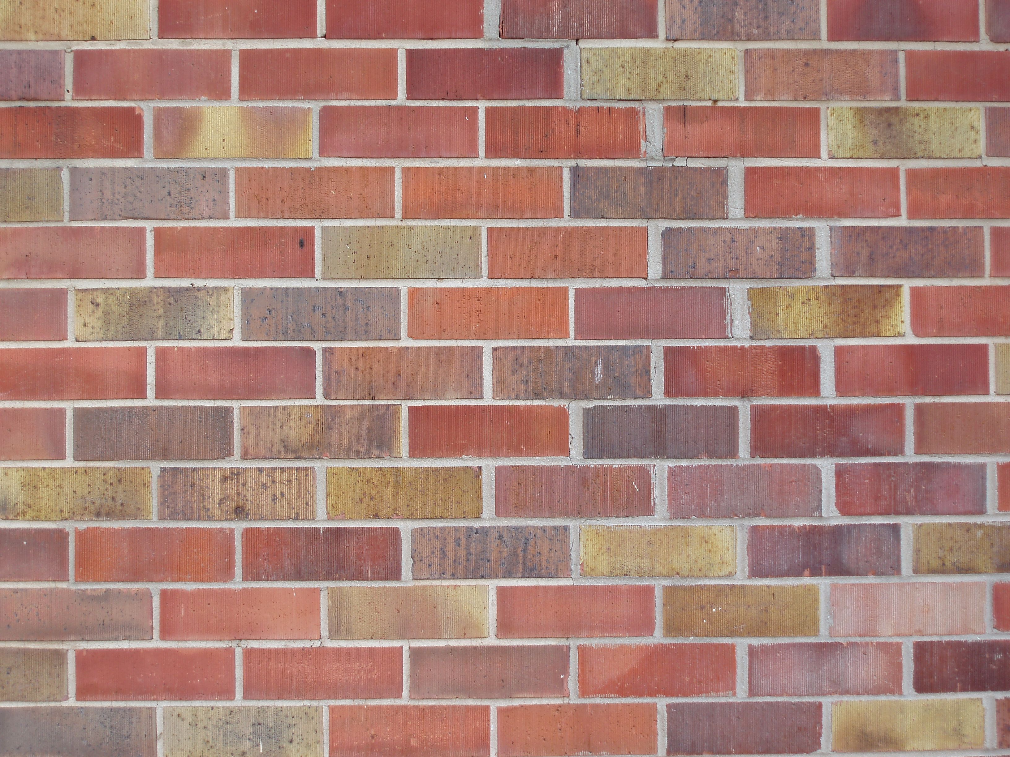 horizontal brick wall. Free background and textures
