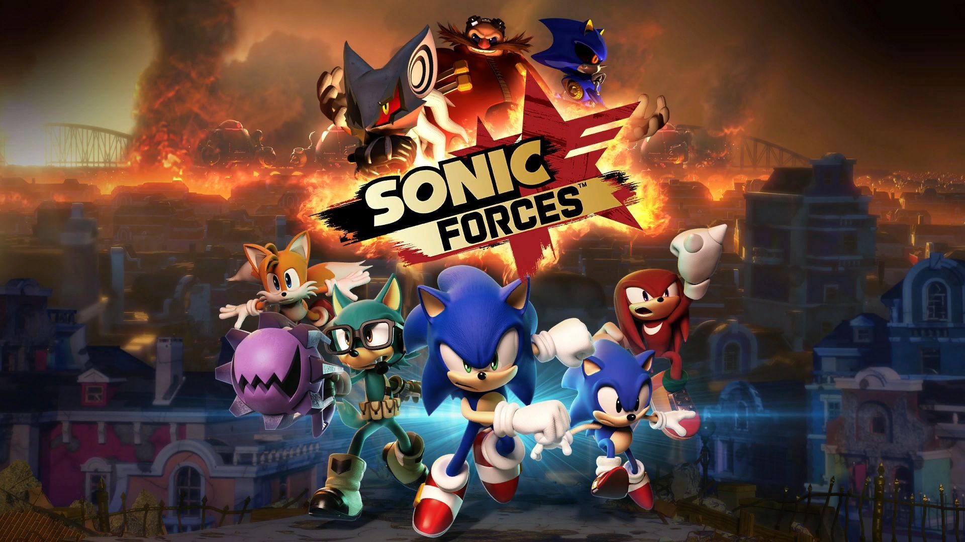 Sonic Forces PS4 XBONE Startup Screen Wallpaper. Game Codes