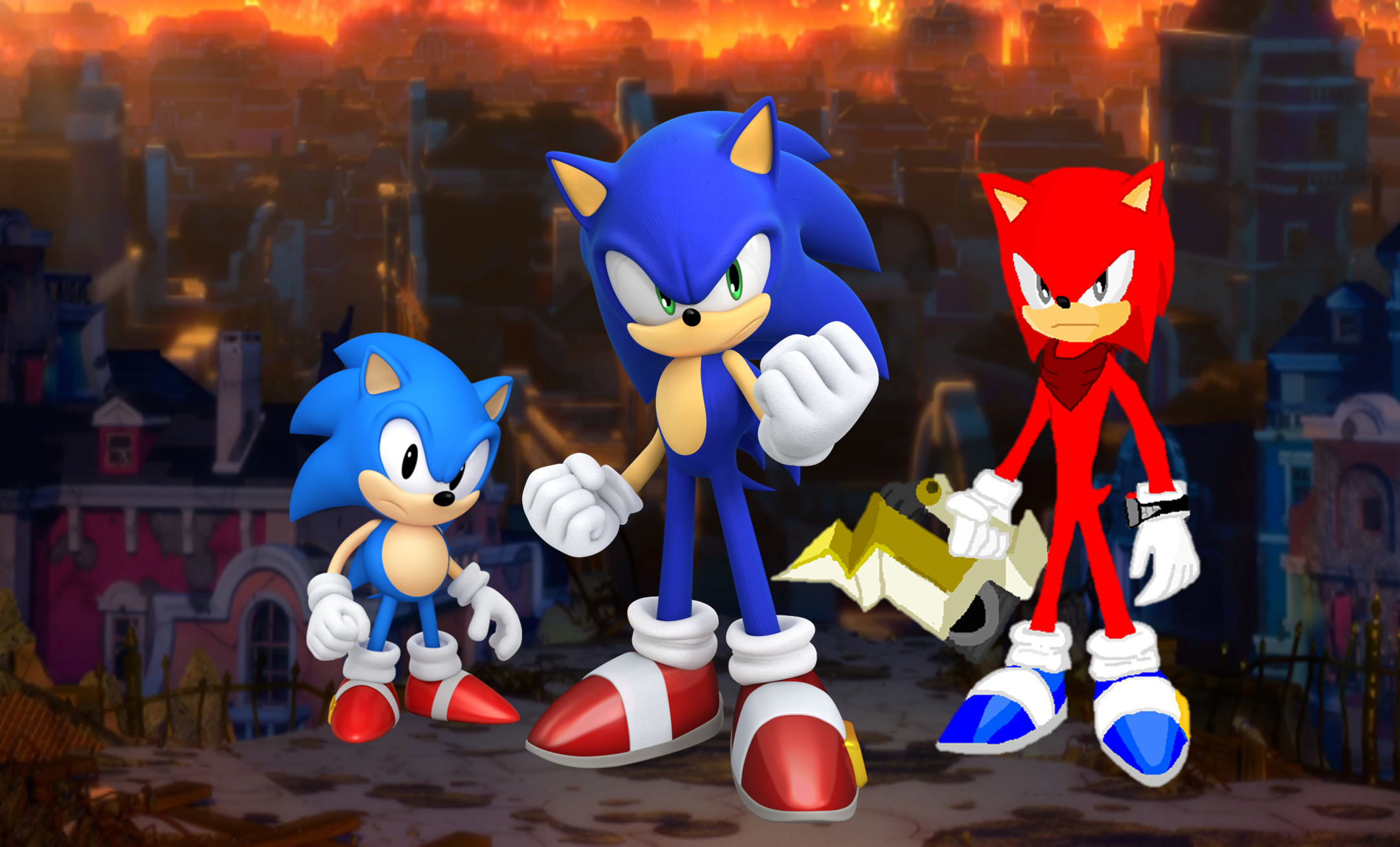 SONIC FORCES Modern Classic and Avatar Heroes the Hedgehog