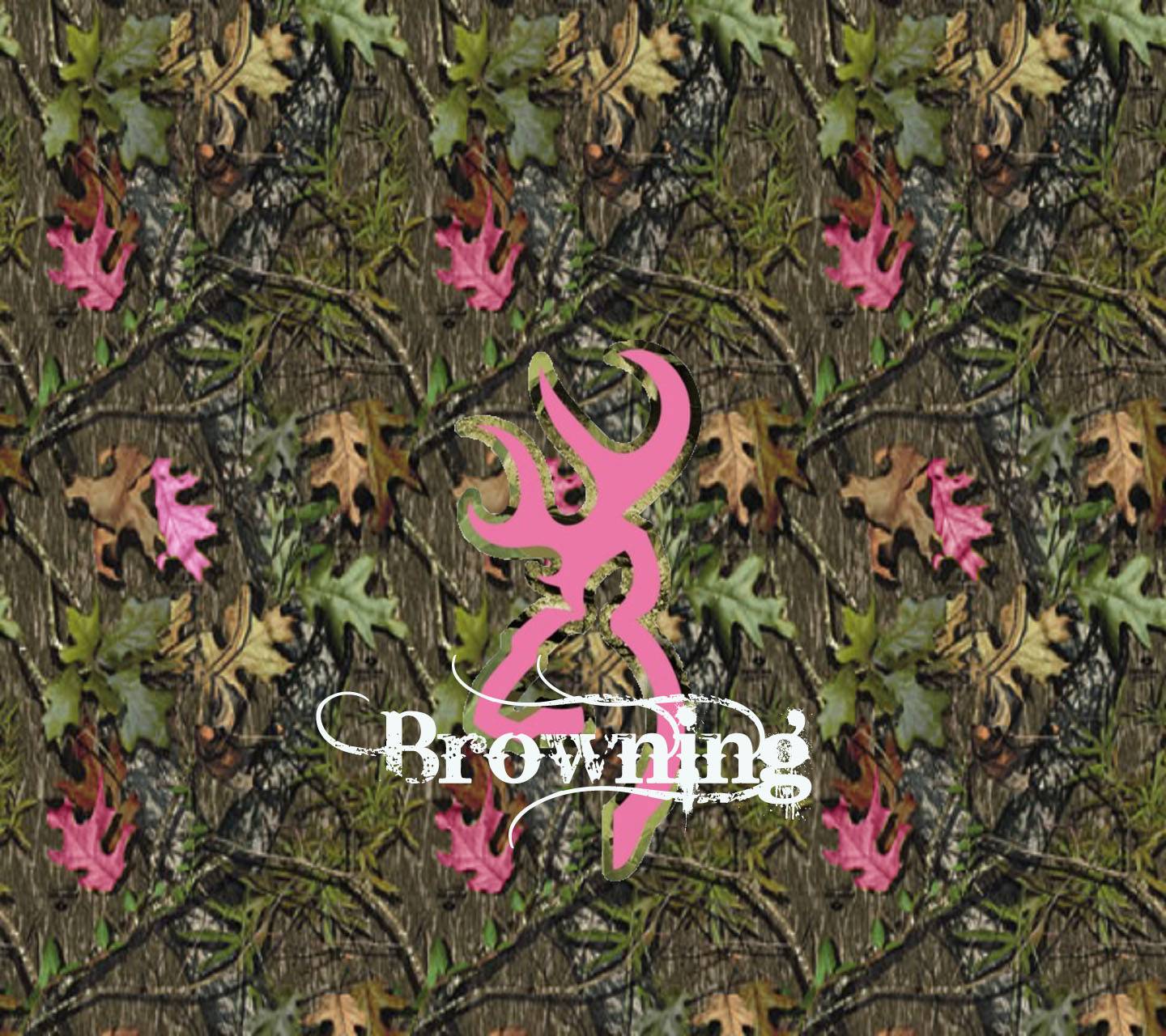 Pink Browning Deer wallpaper