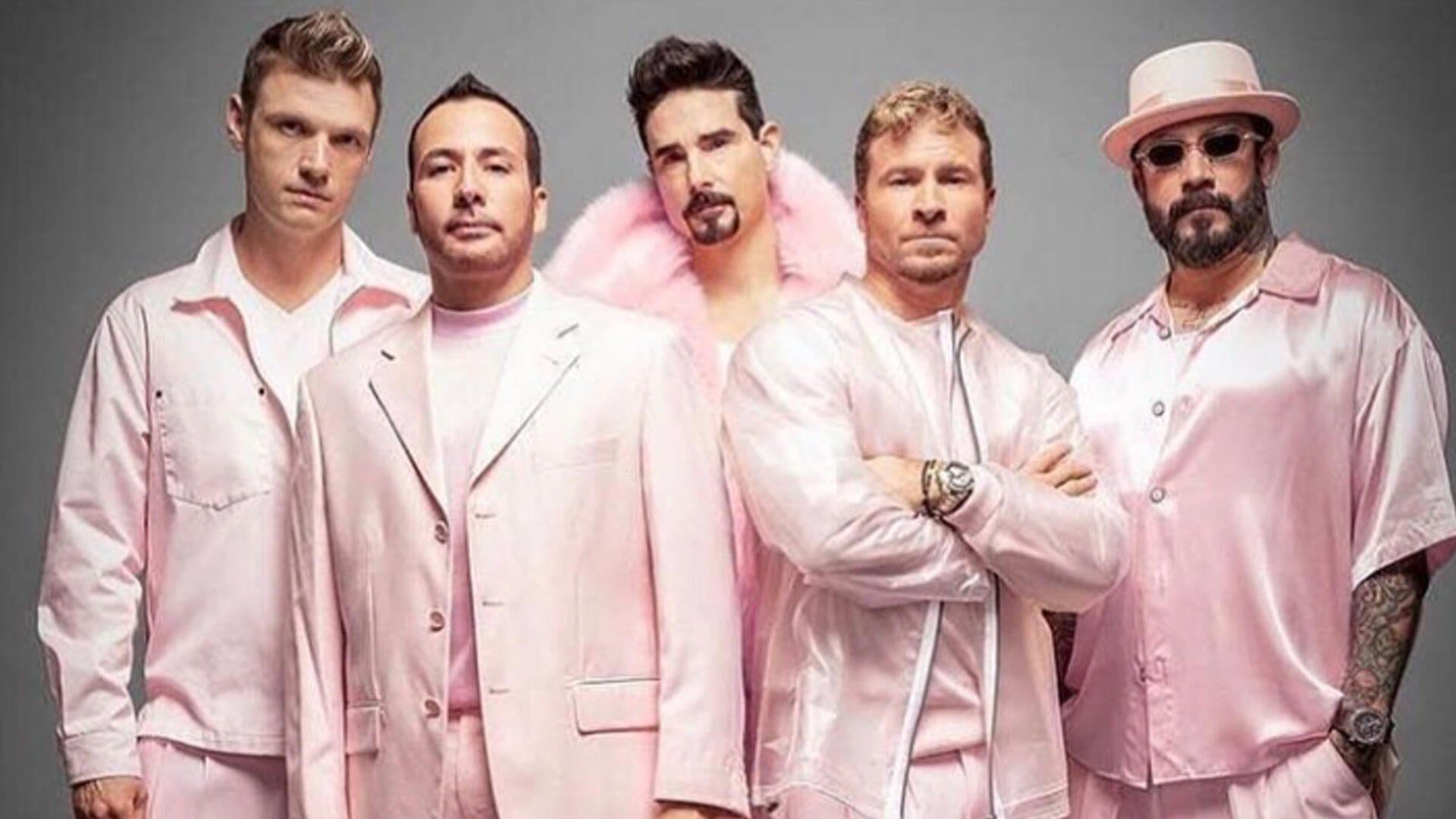 Backstreet Boys Honour Their Wives With Flowers During a Special