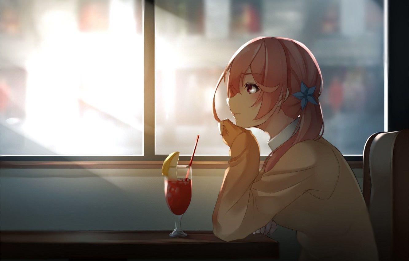 Cafe Anime Wallpaper Free Cafe Anime Background
