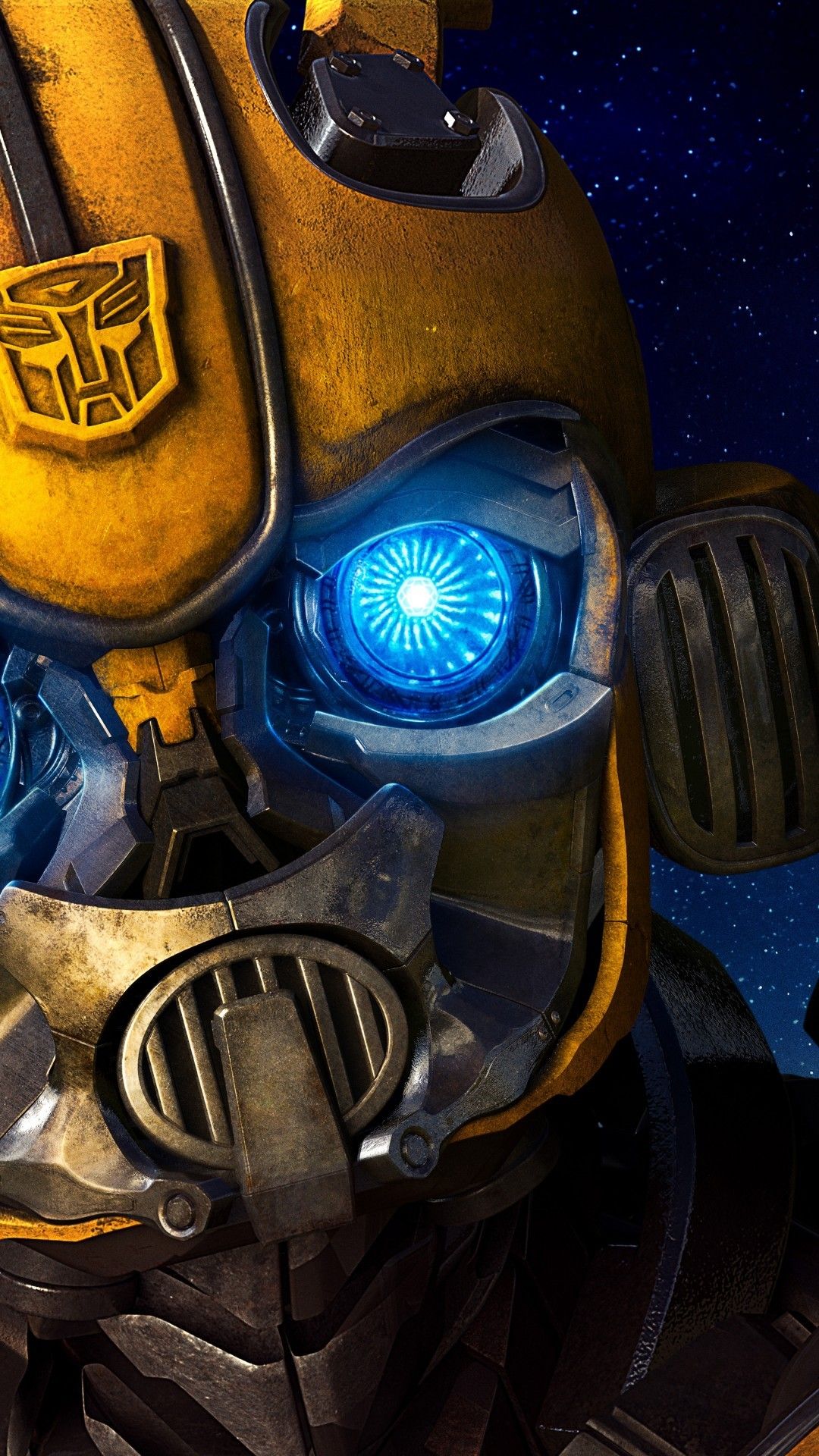 Download Transformers Bumblebee With Massive Guns Wallpaper | Wallpapers.com