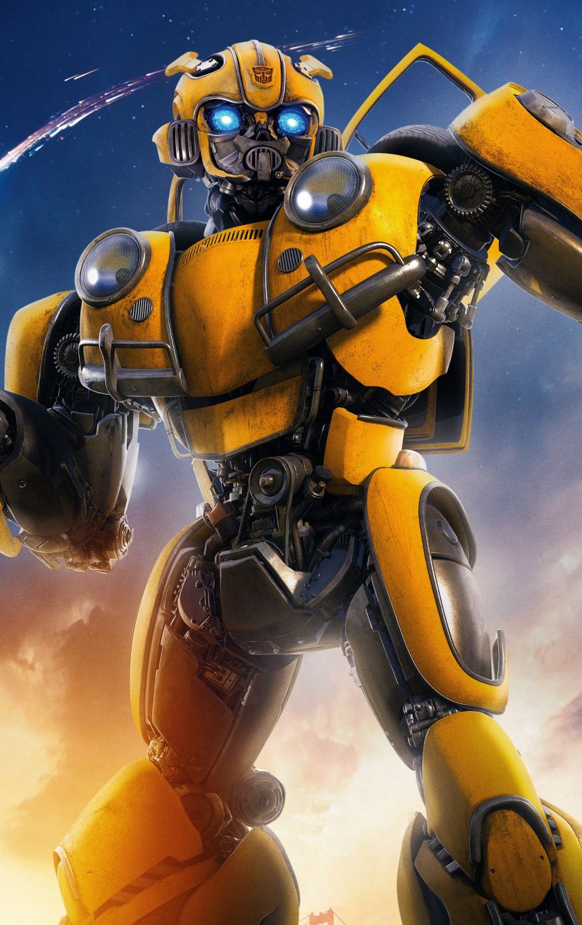 Download 840x1336 wallpaper robot, movie, transformers, bumblebee