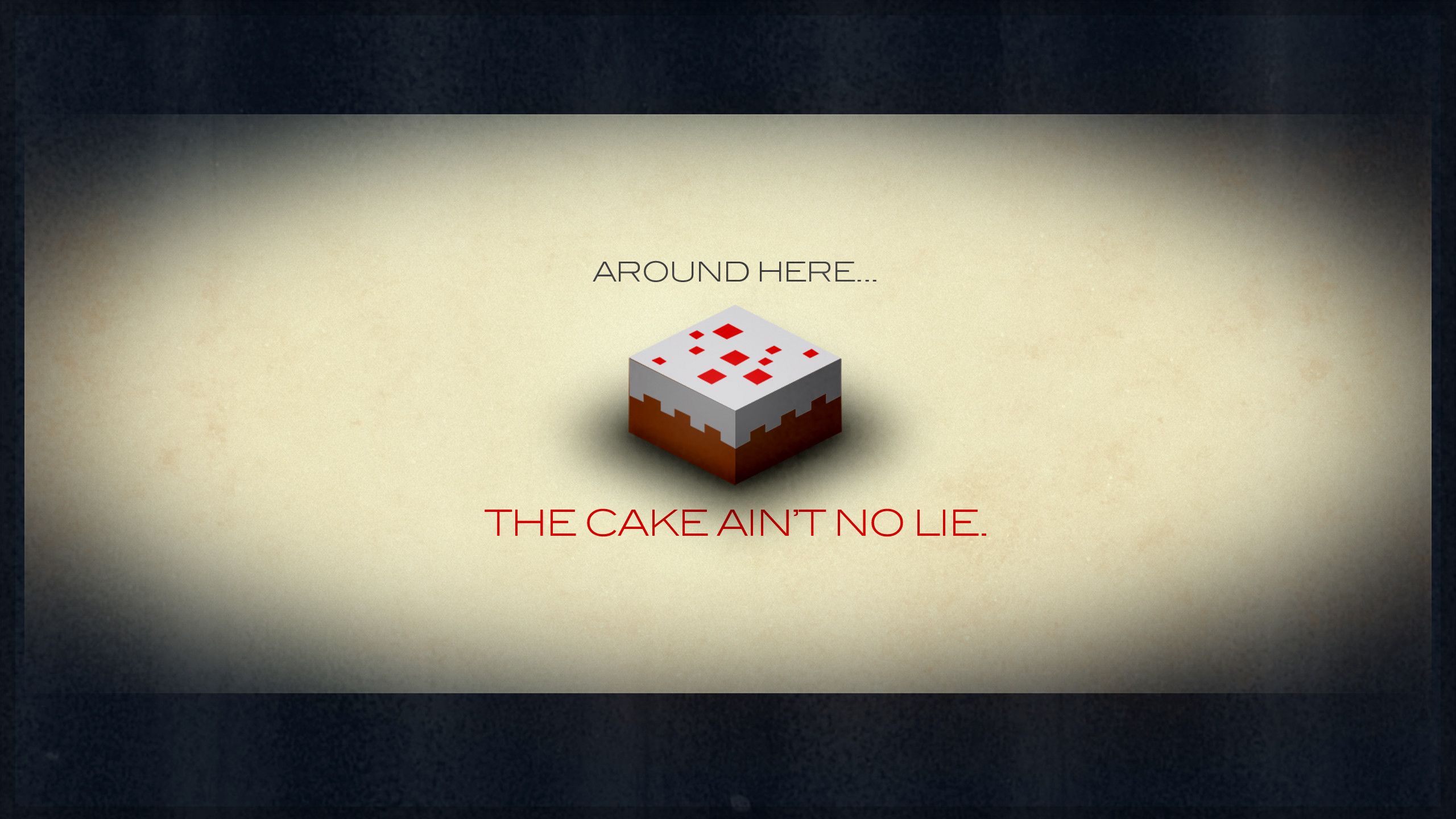 I made this minimalist minecraft desktop wallpaper, and I want to