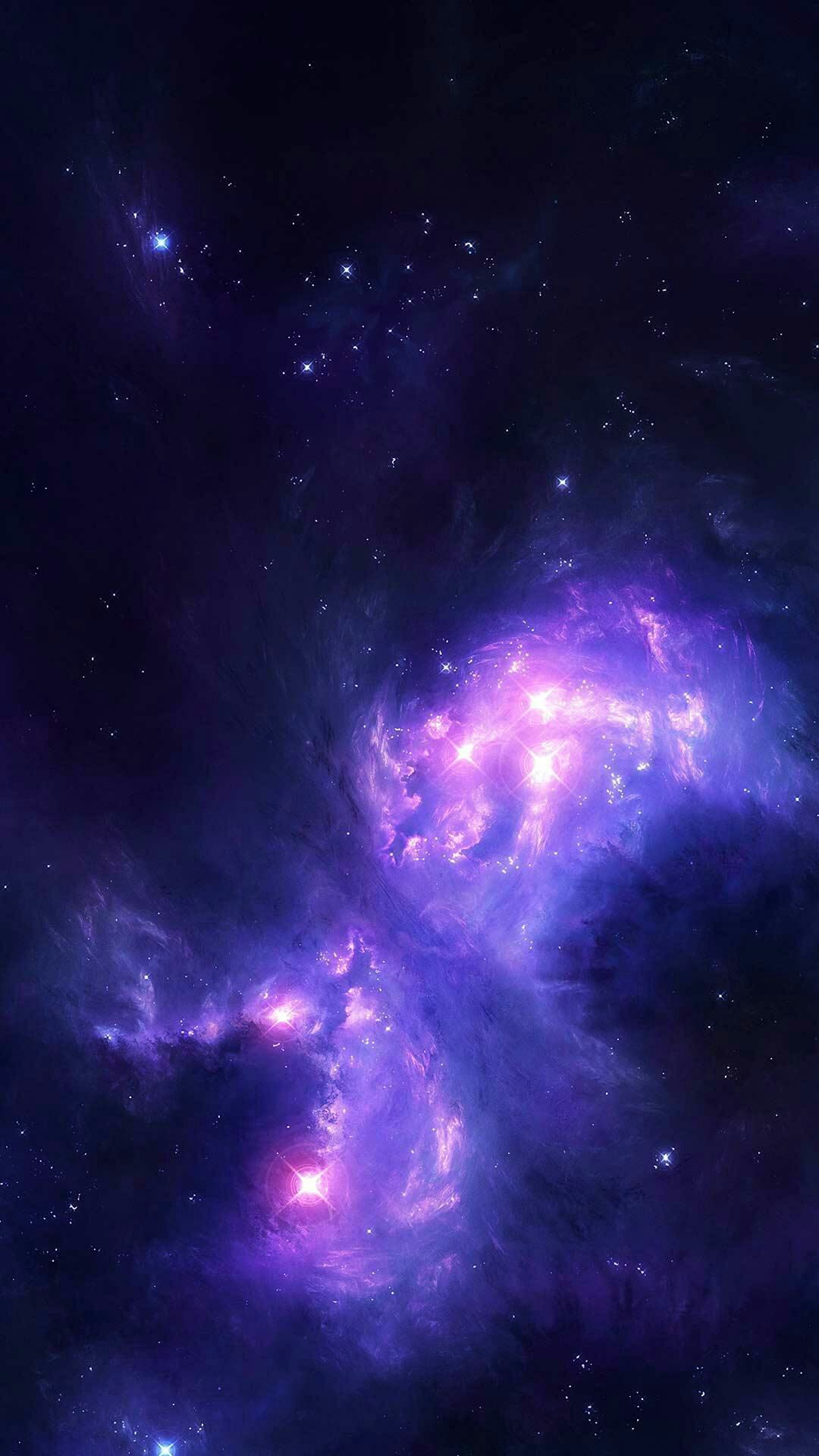 iPhone Wallpaper. Outer space, Purple, Sky, Atmosphere, Violet