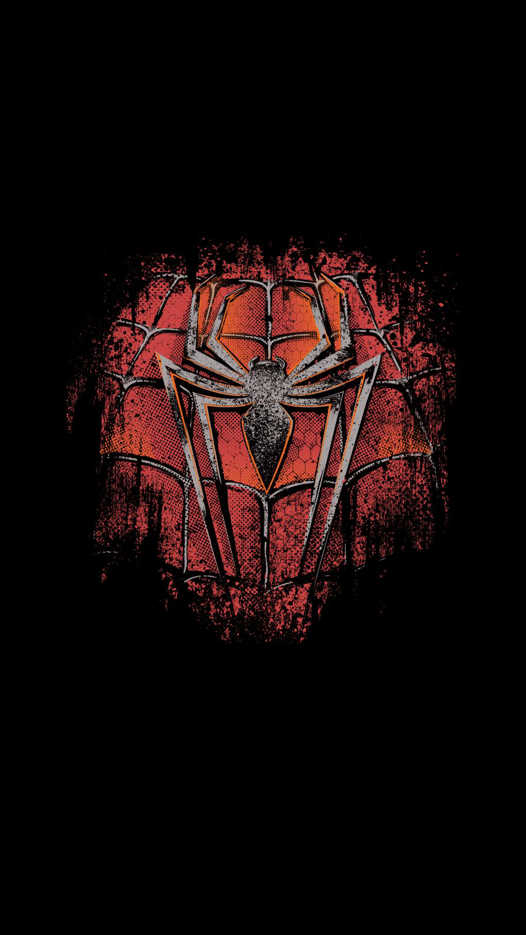 Spiderman Logo Minimal Artwork Wallpaper Wallpaper