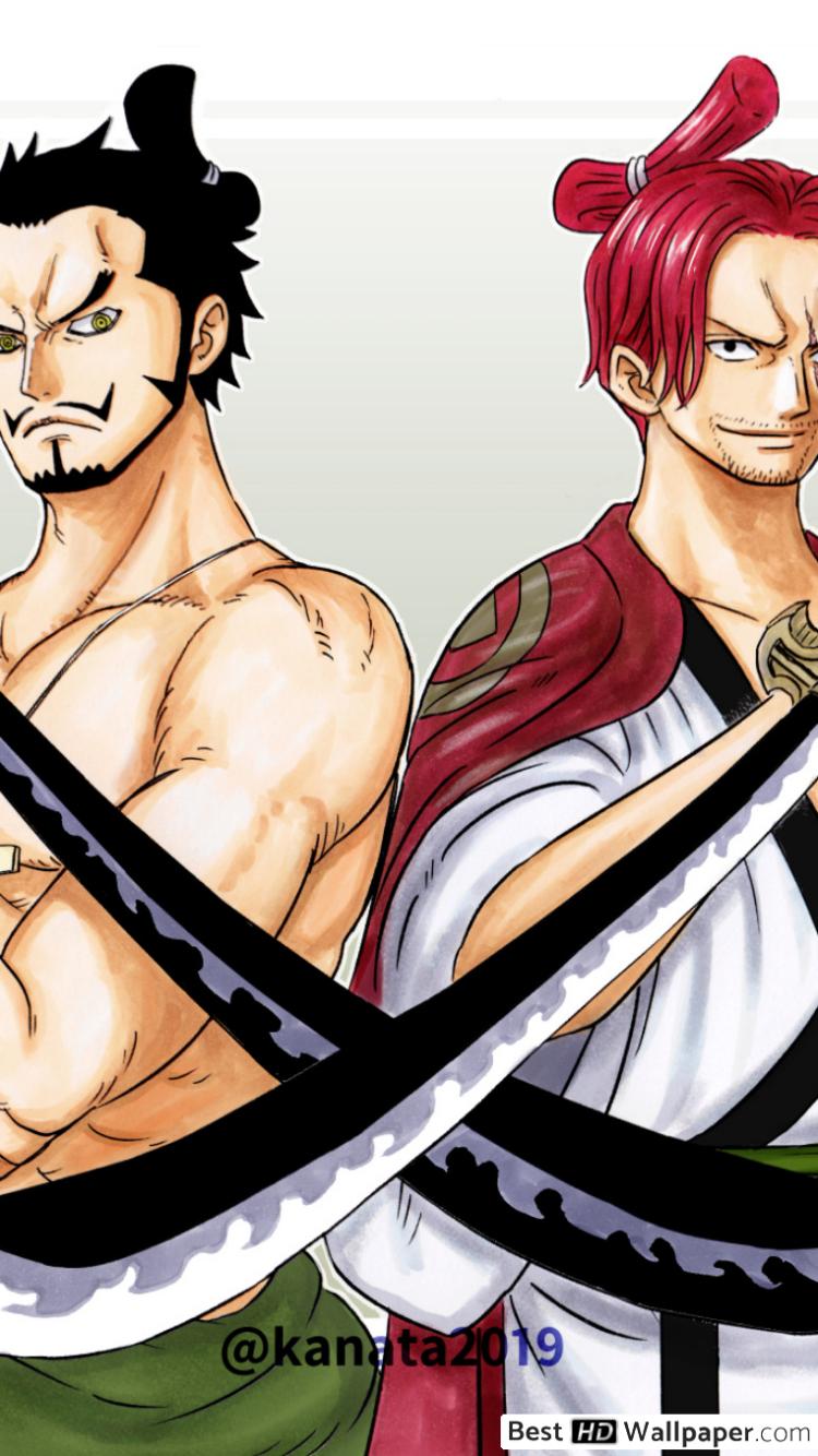 One Piece Mihawk & Shanks HD wallpaper download