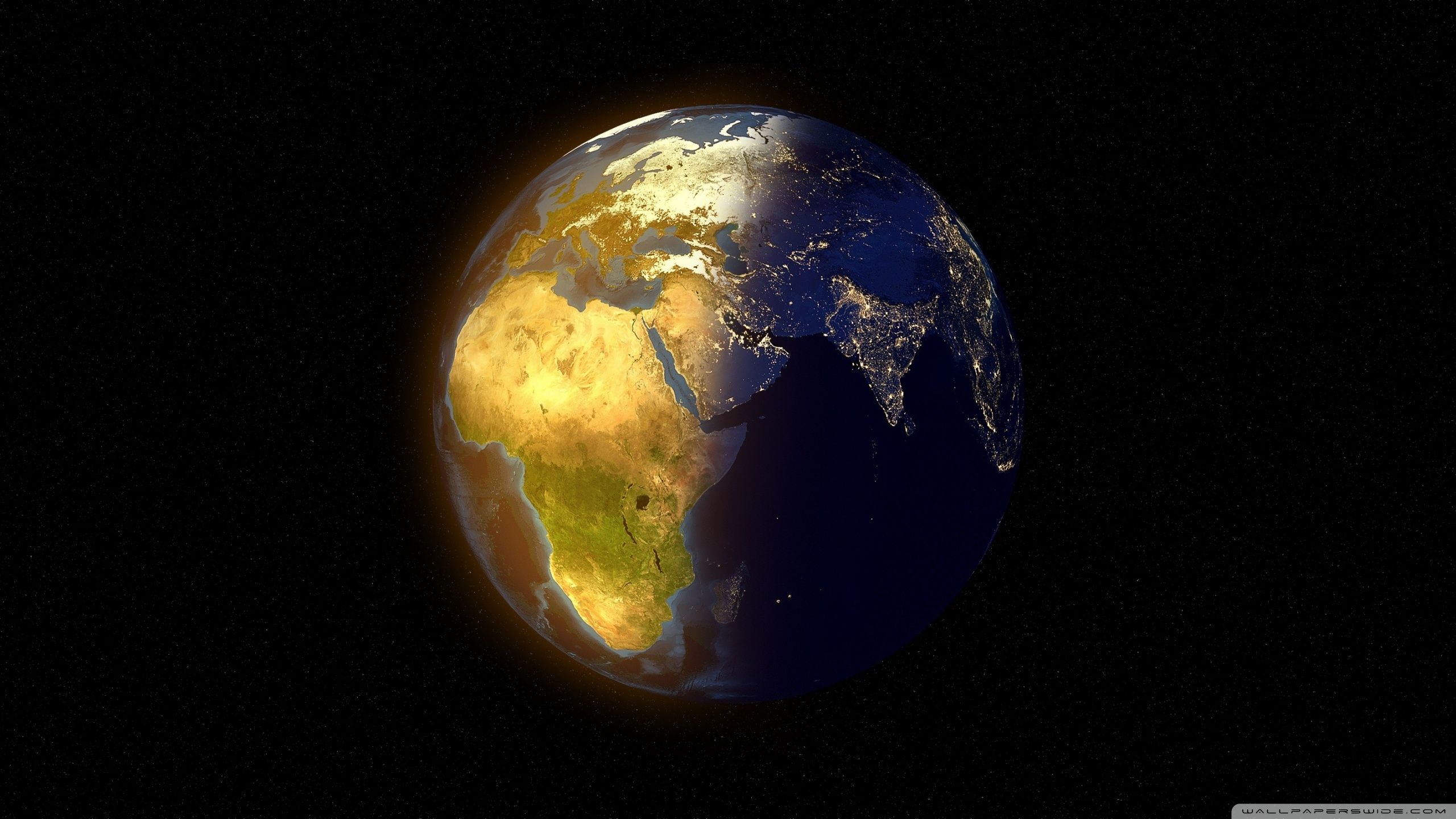 Earth Day and Night Wallpaper Free Earth Day and Night Background