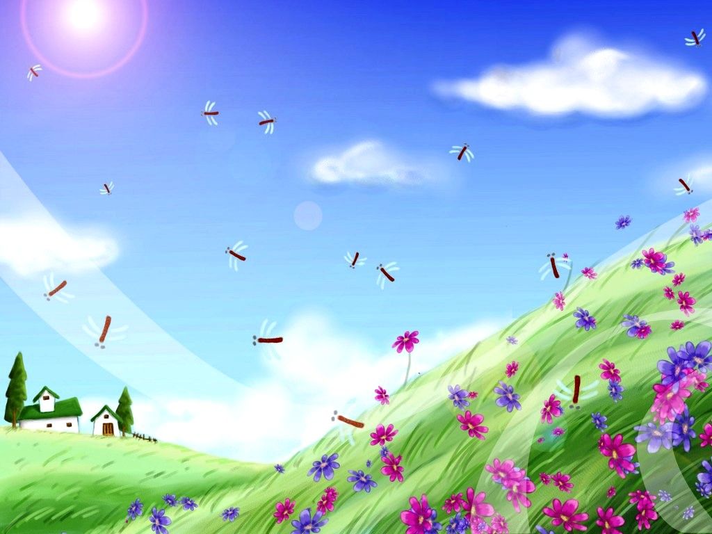 Free download animated spring wallpaper which is under the spring