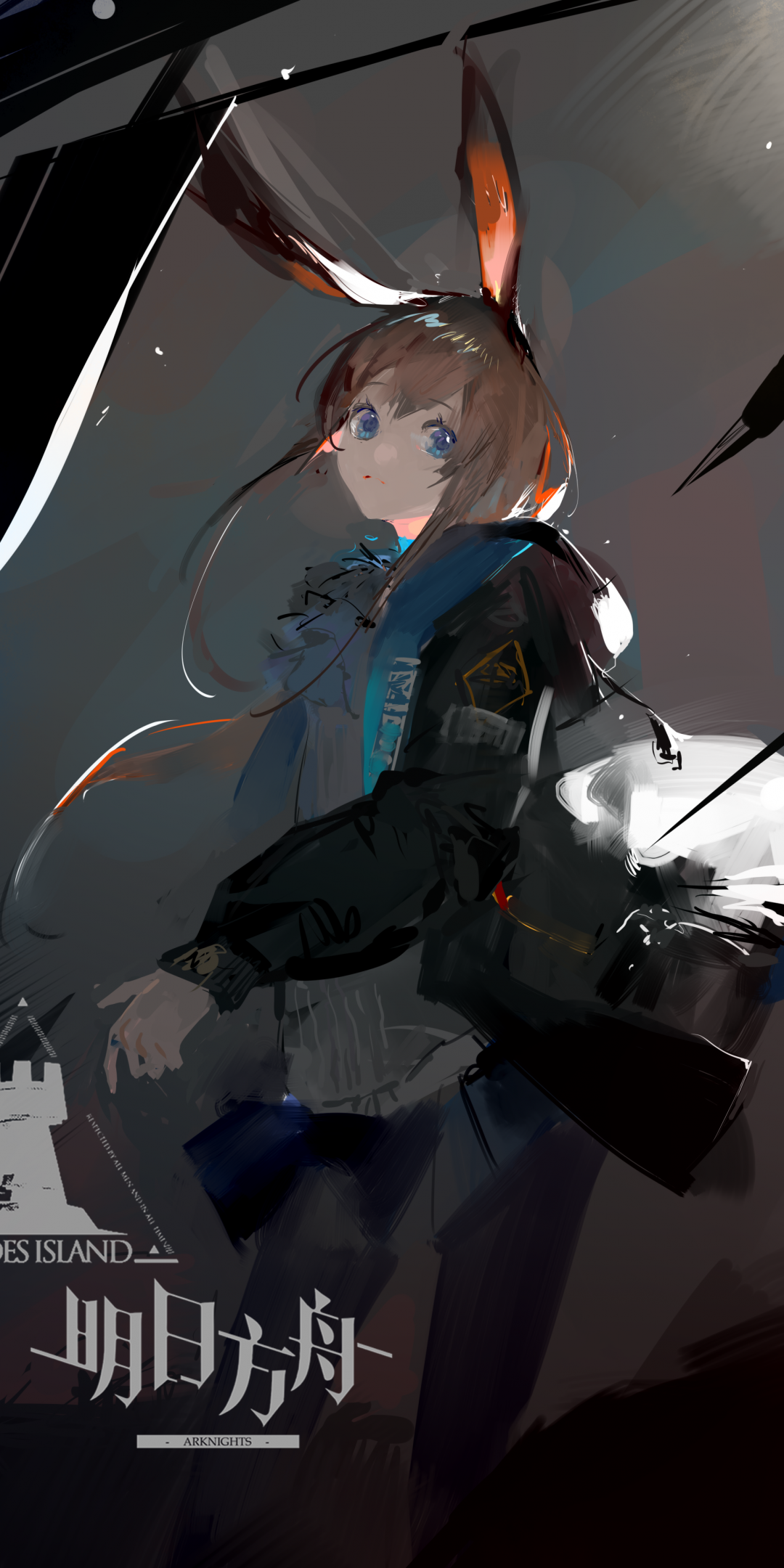Download 1080x2160 Amiya, Arknights, Bunny Ears, Painting, Anime Games Wallpaper for Huawei Mate 10