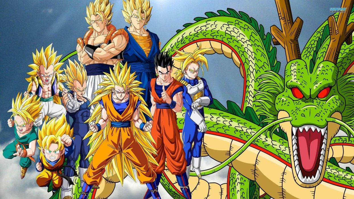 Dragon Ball Z Anime Series Group Characters Wallpaperx1080