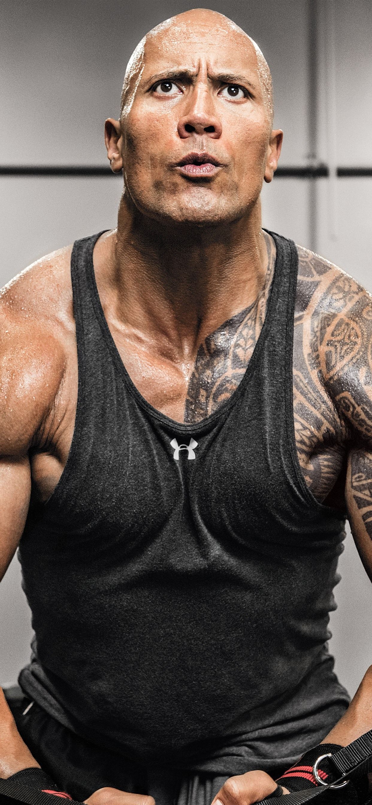 Dwayne Johnson, Fitness, Muscle 1242x2688 IPhone 11 Pro XS Max