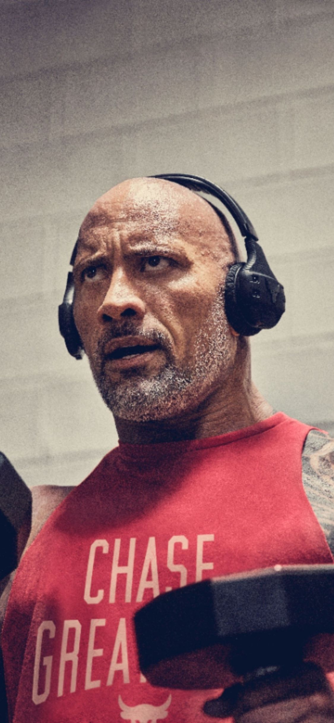 Dwayne Johnson, Workout, 2019, Wallpaper Johnson