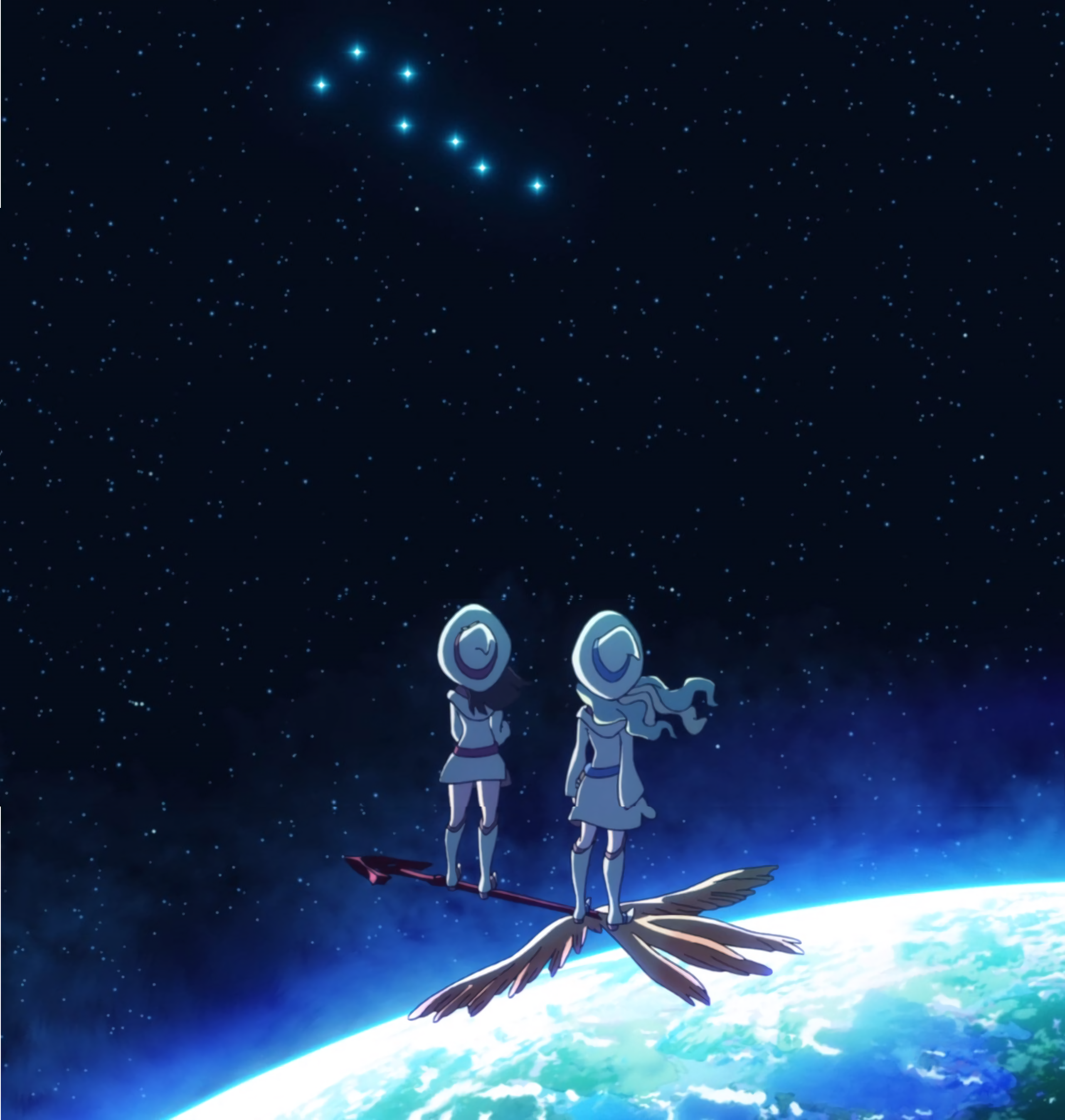 12++ Cool Anime Space Wallpaper