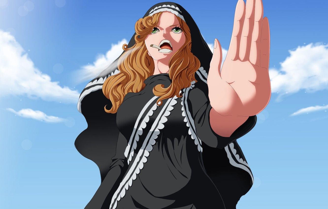 Wallpaper game, One Piece, sky, anime, cloud, cigarette, blonde