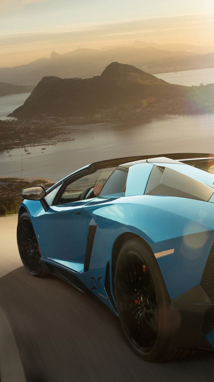 Lamborghini Aventador SV Rear iPhone 6, iPhone 6S, iPhone